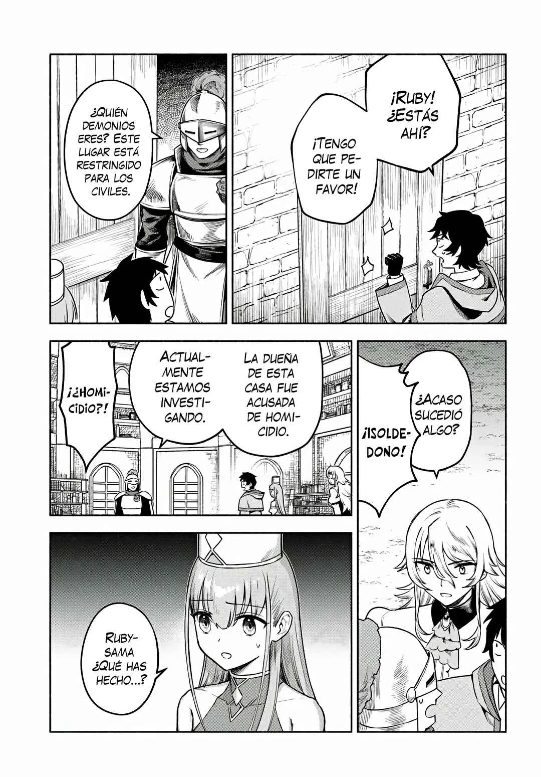 Ore Igai Dare mo Saishu Dekinai Sozai na no ni "Sozai Saishuritsu ga Hikui" to Pawahara suru Osananajimi Renkinjutsushi to Zetsuen shita Senzoku Madoushi, Henkyou no Machi de Slow Life wo Okuritai. Capítulo 12: ¡Ayuda! - Page 17