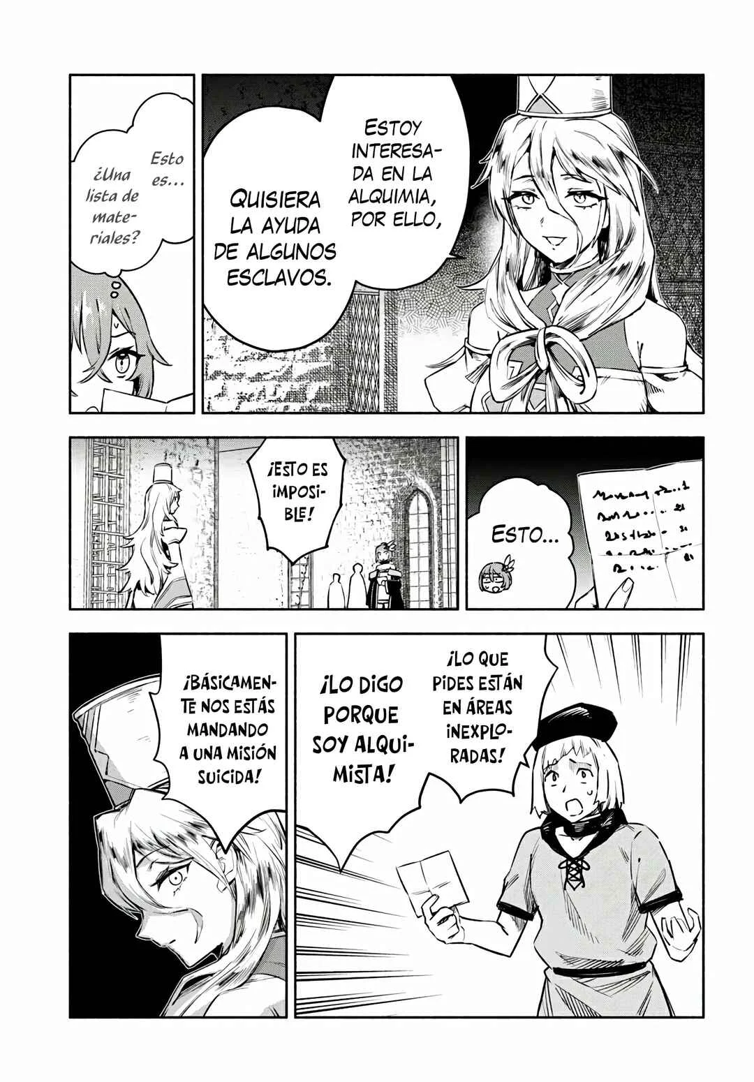 Ore Igai Dare mo Saishu Dekinai Sozai na no ni "Sozai Saishuritsu ga Hikui" to Pawahara suru Osananajimi Renkinjutsushi to Zetsuen shita Senzoku Madoushi, Henkyou no Machi de Slow Life wo Okuritai. Capítulo 13: Colmillo - Page 11