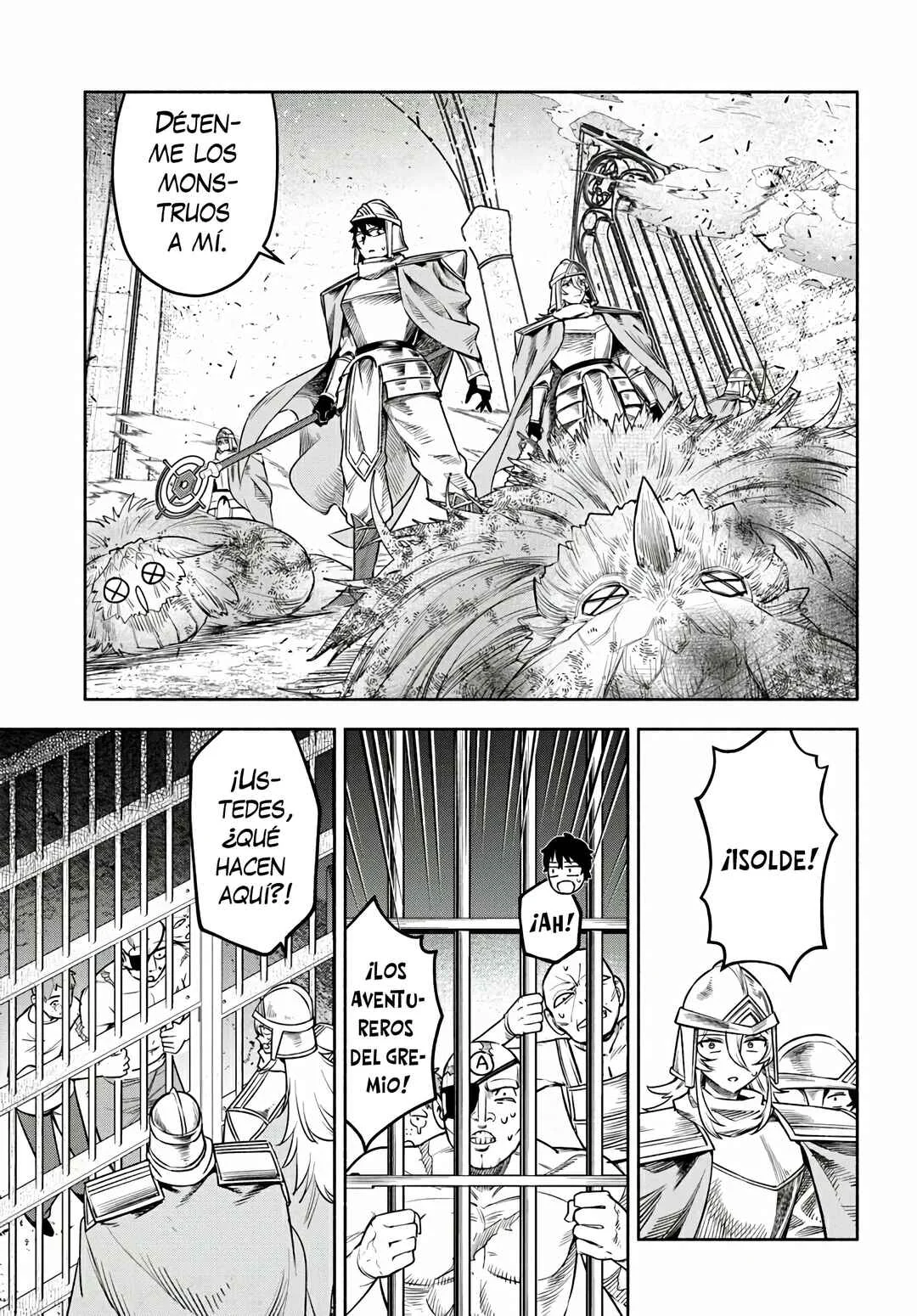Ore Igai Dare mo Saishu Dekinai Sozai na no ni "Sozai Saishuritsu ga Hikui" to Pawahara suru Osananajimi Renkinjutsushi to Zetsuen shita Senzoku Madoushi, Henkyou no Machi de Slow Life wo Okuritai. Capítulo 14: Infiltrándose Al Castillo De Roland - Page 13