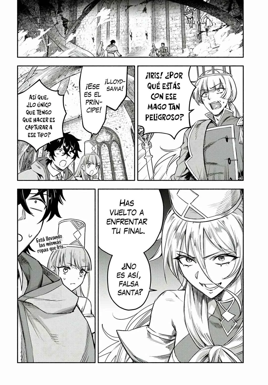 Ore Igai Dare mo Saishu Dekinai Sozai na no ni "Sozai Saishuritsu ga Hikui" to Pawahara suru Osananajimi Renkinjutsushi to Zetsuen shita Senzoku Madoushi, Henkyou no Machi de Slow Life wo Okuritai. Capítulo 15: Iris - Page 1