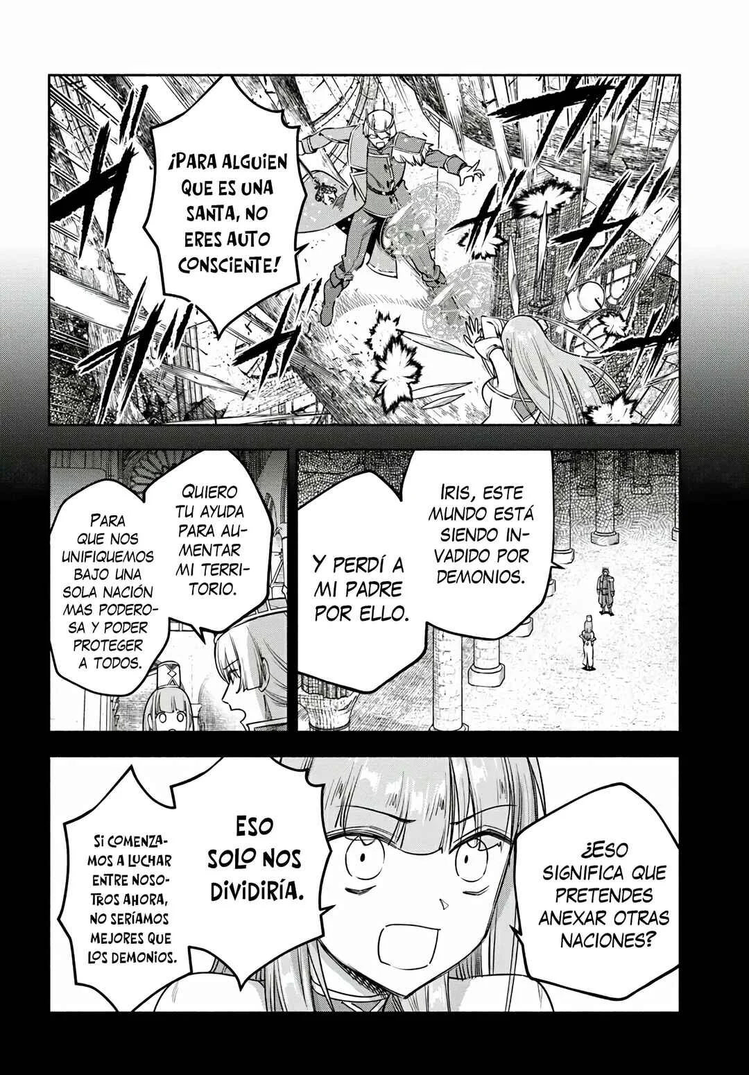 Ore Igai Dare mo Saishu Dekinai Sozai na no ni "Sozai Saishuritsu ga Hikui" to Pawahara suru Osananajimi Renkinjutsushi to Zetsuen shita Senzoku Madoushi, Henkyou no Machi de Slow Life wo Okuritai. Capítulo 15: Iris - Page 15