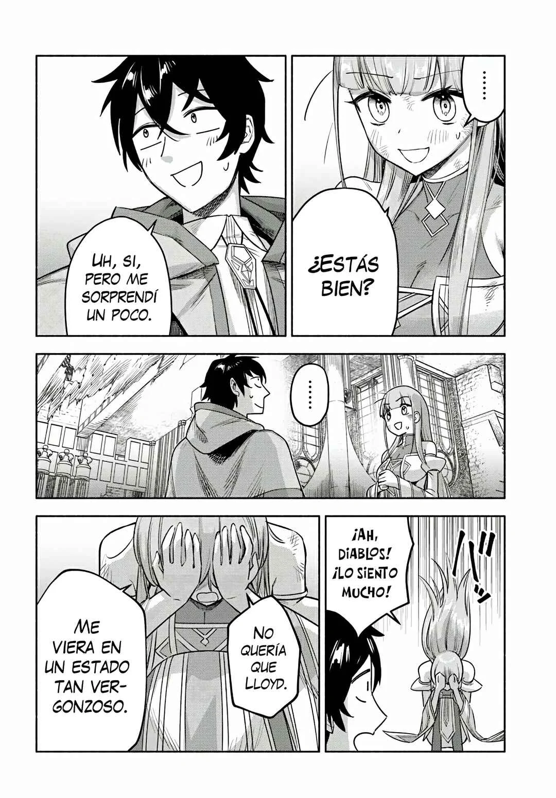 Ore Igai Dare mo Saishu Dekinai Sozai na no ni "Sozai Saishuritsu ga Hikui" to Pawahara suru Osananajimi Renkinjutsushi to Zetsuen shita Senzoku Madoushi, Henkyou no Machi de Slow Life wo Okuritai. Capítulo 15: Iris - Page 23