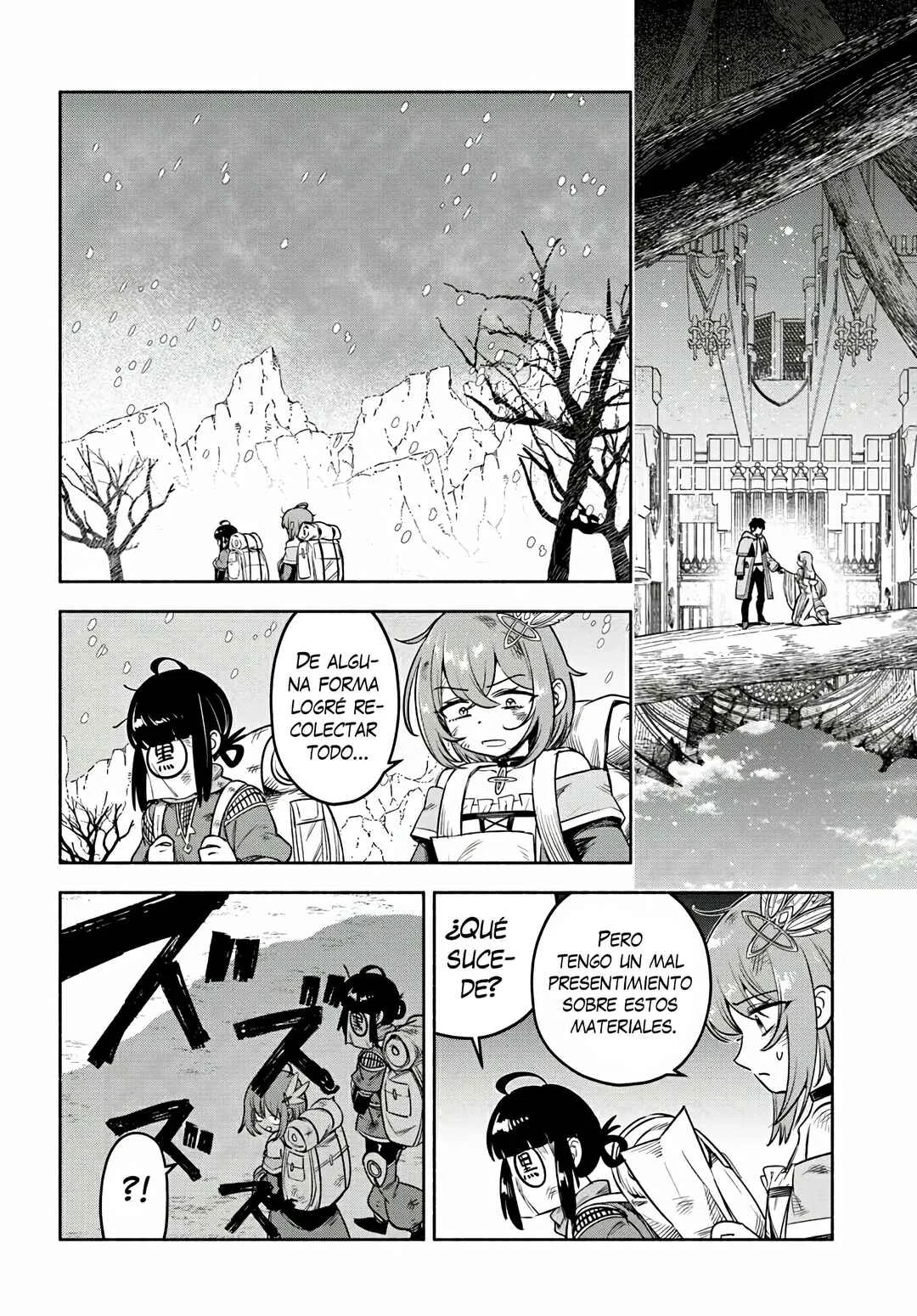 Ore Igai Dare mo Saishu Dekinai Sozai na no ni "Sozai Saishuritsu ga Hikui" to Pawahara suru Osananajimi Renkinjutsushi to Zetsuen shita Senzoku Madoushi, Henkyou no Machi de Slow Life wo Okuritai. Capítulo 15: Iris - Page 25