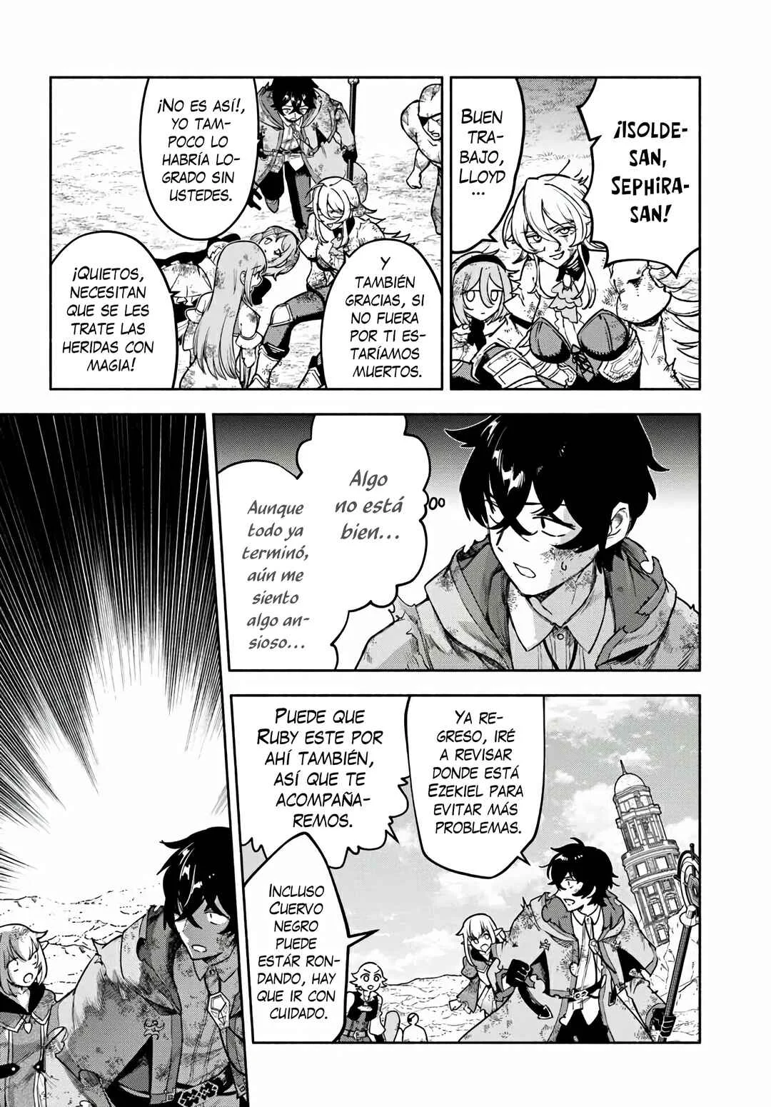 Ore Igai Dare mo Saishu Dekinai Sozai na no ni "Sozai Saishuritsu ga Hikui" to Pawahara suru Osananajimi Renkinjutsushi to Zetsuen shita Senzoku Madoushi, Henkyou no Machi de Slow Life wo Okuritai. Capítulo 19: Derecho de Ira - Page 6