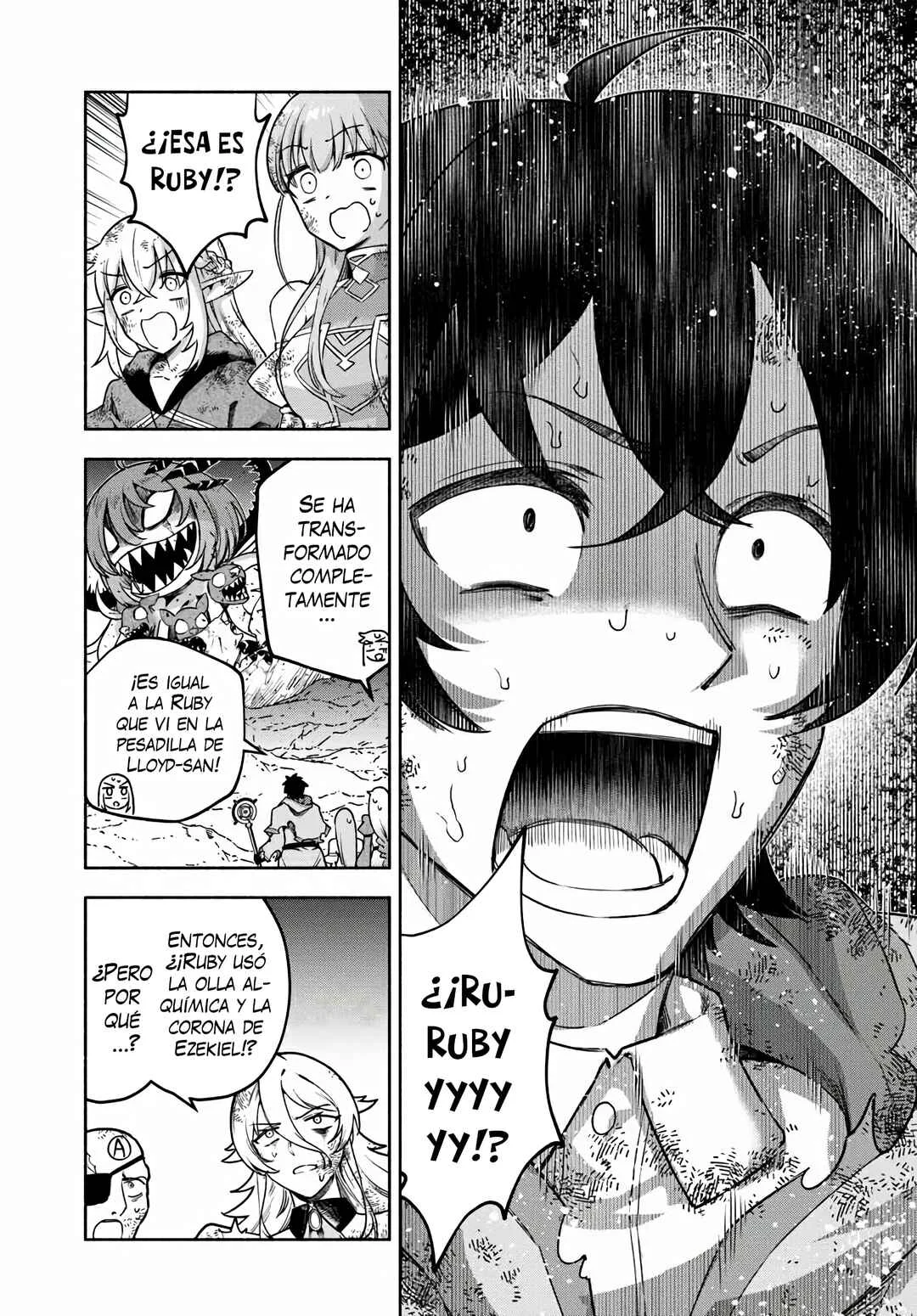 Ore Igai Dare mo Saishu Dekinai Sozai na no ni "Sozai Saishuritsu ga Hikui" to Pawahara suru Osananajimi Renkinjutsushi to Zetsuen shita Senzoku Madoushi, Henkyou no Machi de Slow Life wo Okuritai. Capítulo 19: Derecho de Ira - Page 9