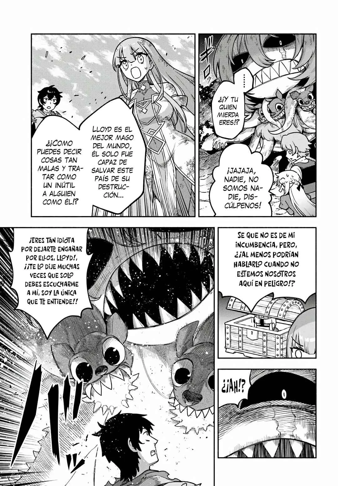 Ore Igai Dare mo Saishu Dekinai Sozai na no ni "Sozai Saishuritsu ga Hikui" to Pawahara suru Osananajimi Renkinjutsushi to Zetsuen shita Senzoku Madoushi, Henkyou no Machi de Slow Life wo Okuritai. Capítulo 19: Derecho de Ira - Page 13