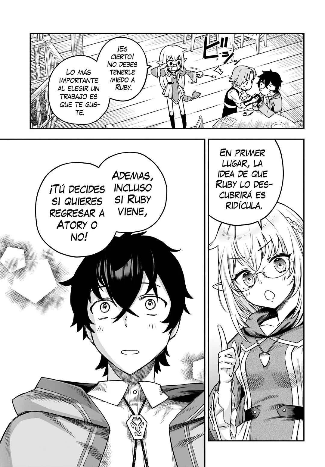 Ore Igai Dare mo Saishu Dekinai Sozai na no ni "Sozai Saishuritsu ga Hikui" to Pawahara suru Osananajimi Renkinjutsushi to Zetsuen shita Senzoku Madoushi, Henkyou no Machi de Slow Life wo Okuritai. Capítulo 2: Iris, La Chica Errante - Page 8