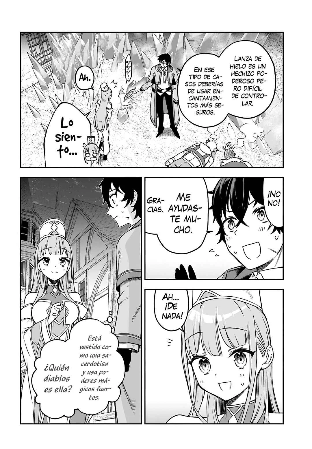Ore Igai Dare mo Saishu Dekinai Sozai na no ni "Sozai Saishuritsu ga Hikui" to Pawahara suru Osananajimi Renkinjutsushi to Zetsuen shita Senzoku Madoushi, Henkyou no Machi de Slow Life wo Okuritai. Capítulo 2: Iris, La Chica Errante - Page 17