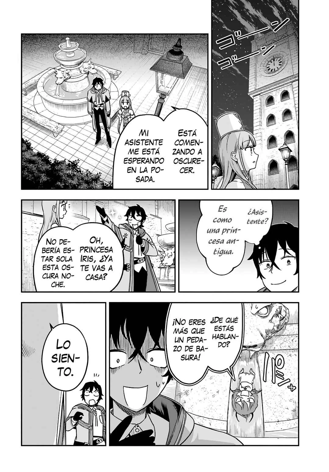 Ore Igai Dare mo Saishu Dekinai Sozai na no ni "Sozai Saishuritsu ga Hikui" to Pawahara suru Osananajimi Renkinjutsushi to Zetsuen shita Senzoku Madoushi, Henkyou no Machi de Slow Life wo Okuritai. Capítulo 2: Iris, La Chica Errante - Page 21
