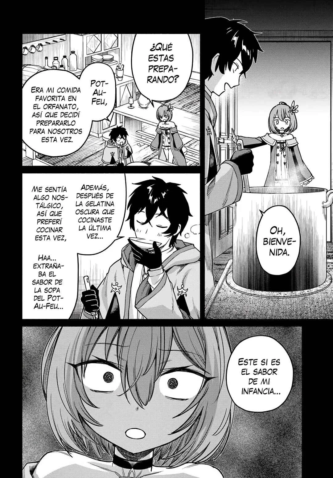 Ore Igai Dare mo Saishu Dekinai Sozai na no ni "Sozai Saishuritsu ga Hikui" to Pawahara suru Osananajimi Renkinjutsushi to Zetsuen shita Senzoku Madoushi, Henkyou no Machi de Slow Life wo Okuritai. Capítulo 20: El Sabor Del Pot-Au-Feu - Page 14