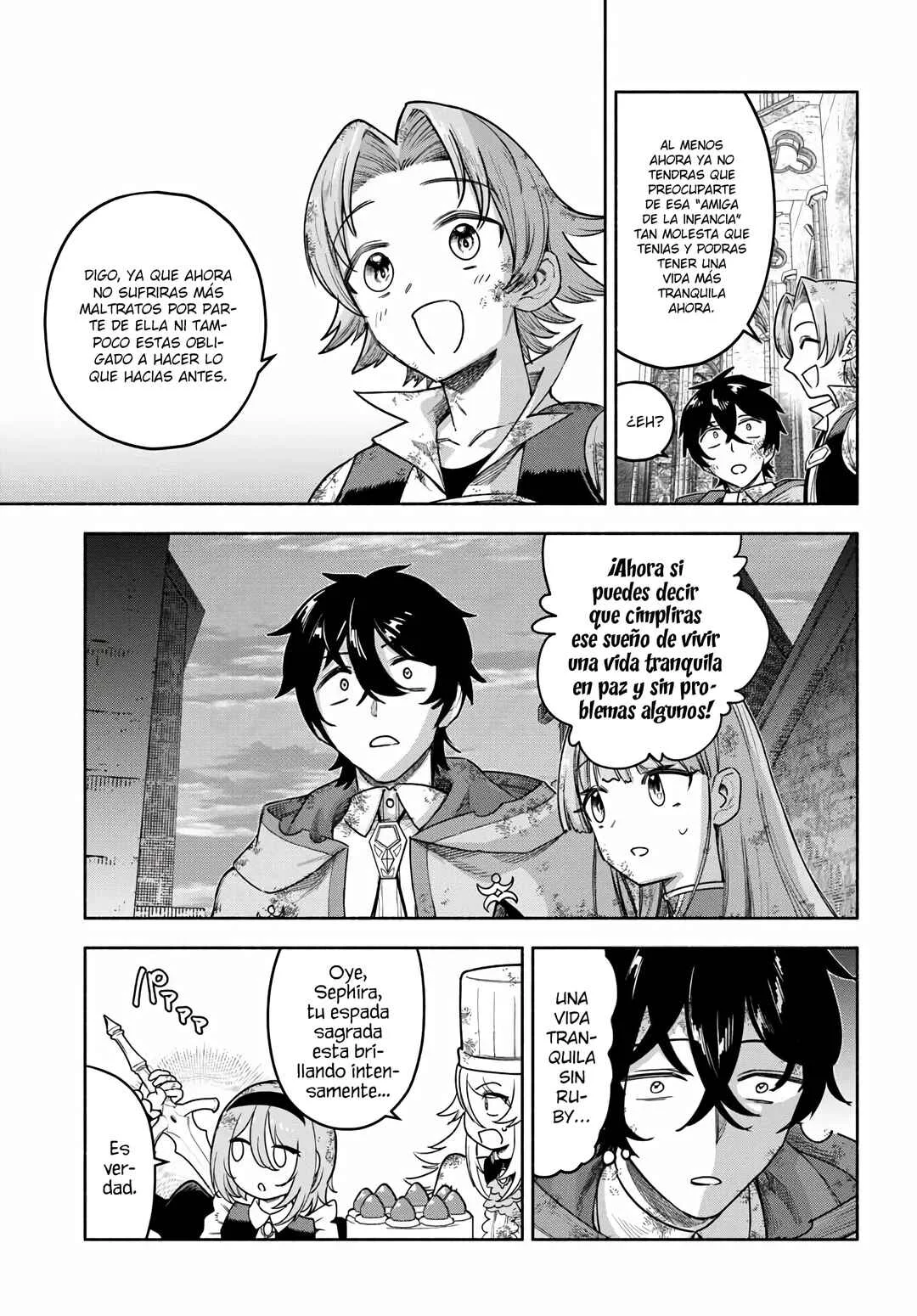 Ore Igai Dare mo Saishu Dekinai Sozai na no ni "Sozai Saishuritsu ga Hikui" to Pawahara suru Osananajimi Renkinjutsushi to Zetsuen shita Senzoku Madoushi, Henkyou no Machi de Slow Life wo Okuritai. Capítulo 21: La Valiente Santa Cornelia - Page 6