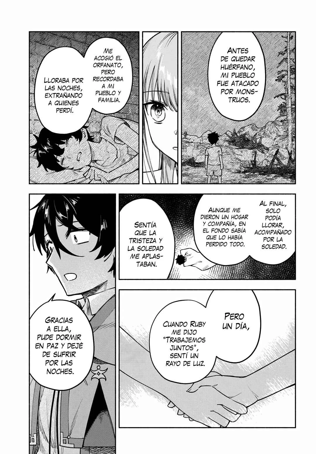 Ore Igai Dare mo Saishu Dekinai Sozai na no ni "Sozai Saishuritsu ga Hikui" to Pawahara suru Osananajimi Renkinjutsushi to Zetsuen shita Senzoku Madoushi, Henkyou no Machi de Slow Life wo Okuritai. Capítulo 23: La Flecha Fue Disparada - Page 11