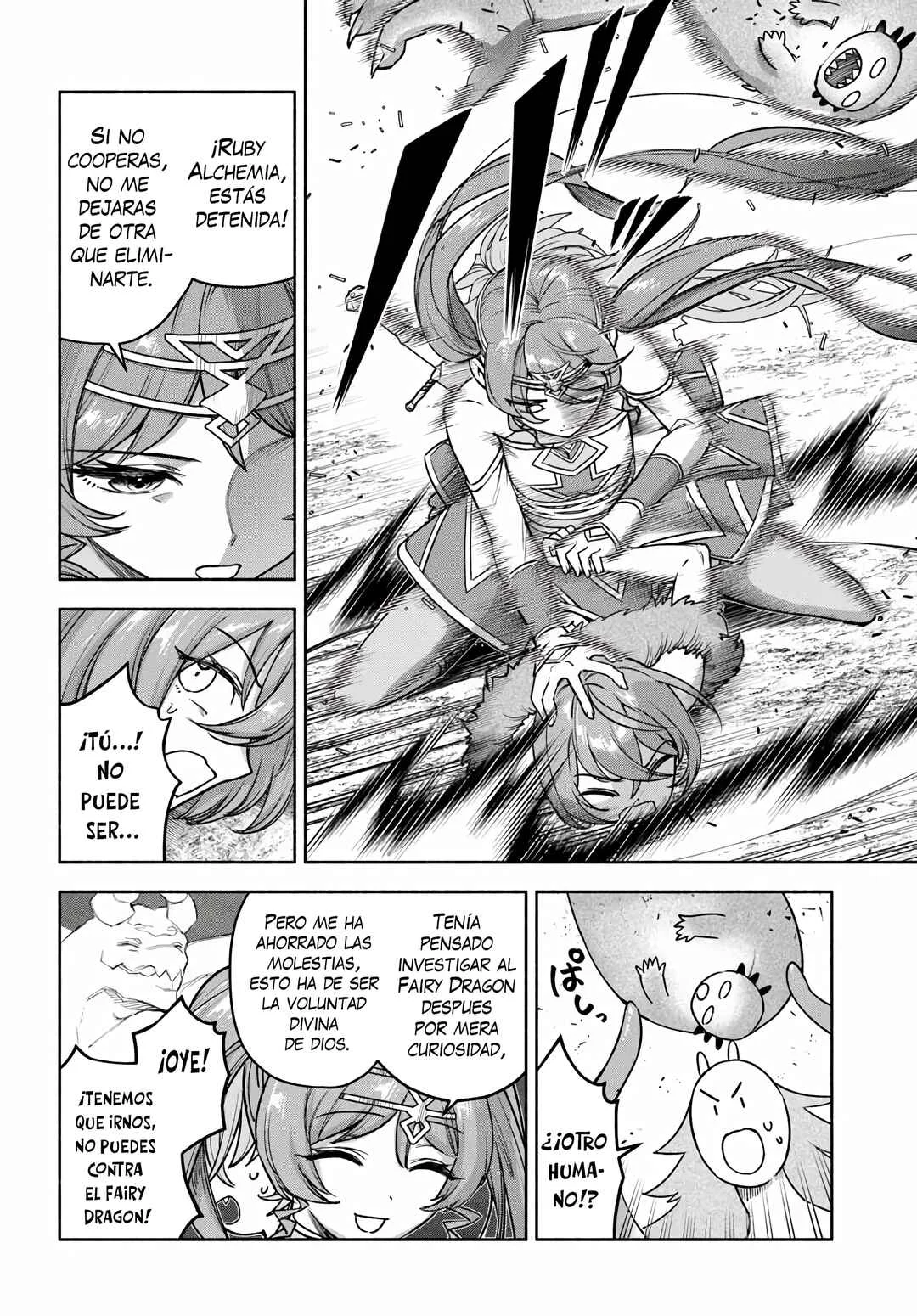 Ore Igai Dare mo Saishu Dekinai Sozai na no ni "Sozai Saishuritsu ga Hikui" to Pawahara suru Osananajimi Renkinjutsushi to Zetsuen shita Senzoku Madoushi, Henkyou no Machi de Slow Life wo Okuritai. Capítulo 24: La Granja Del Dragón - Page 4