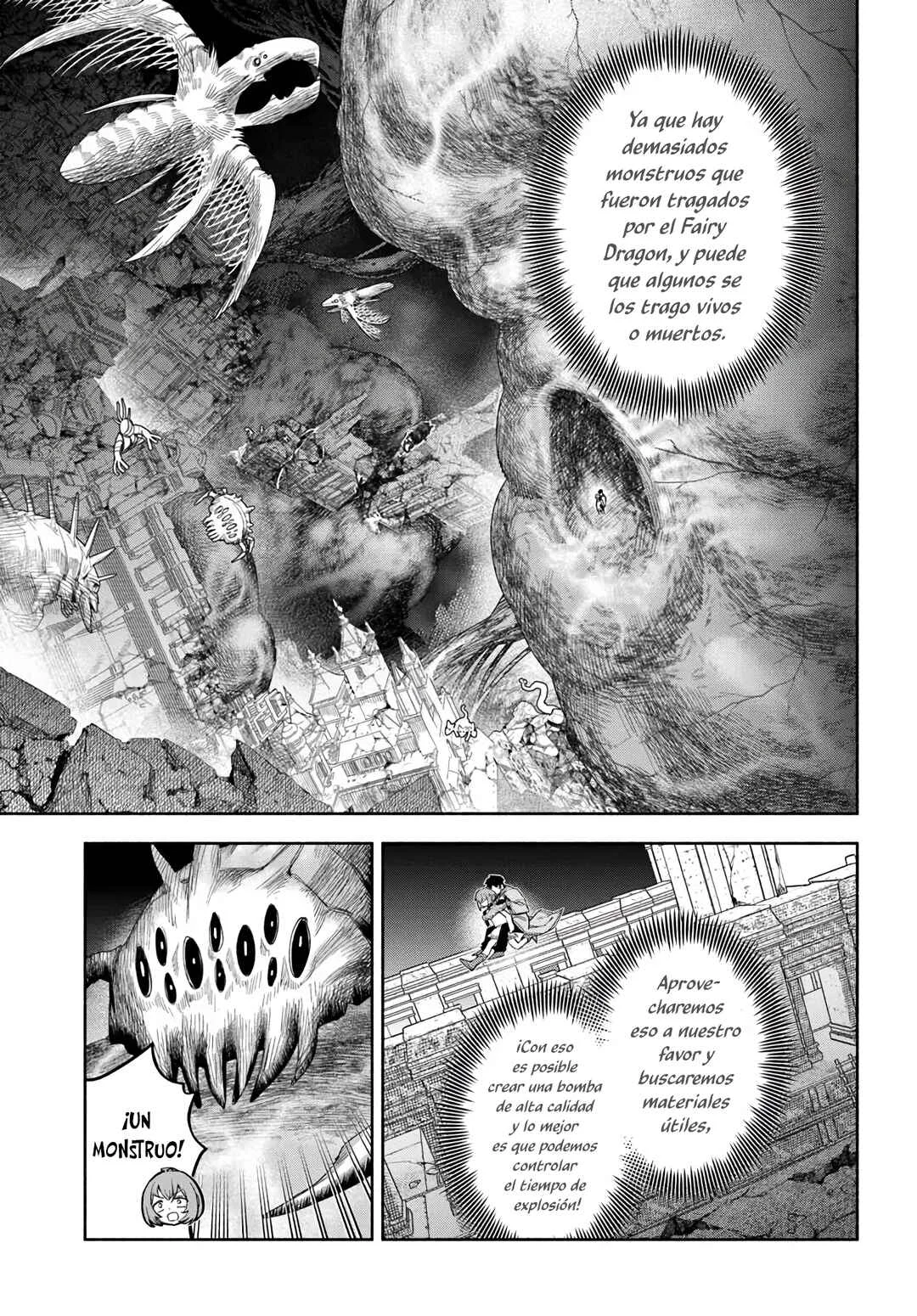 Ore Igai Dare mo Saishu Dekinai Sozai na no ni "Sozai Saishuritsu ga Hikui" to Pawahara suru Osananajimi Renkinjutsushi to Zetsuen shita Senzoku Madoushi, Henkyou no Machi de Slow Life wo Okuritai. Capítulo 26: Hasta El Fondo Del Estomago - Page 9