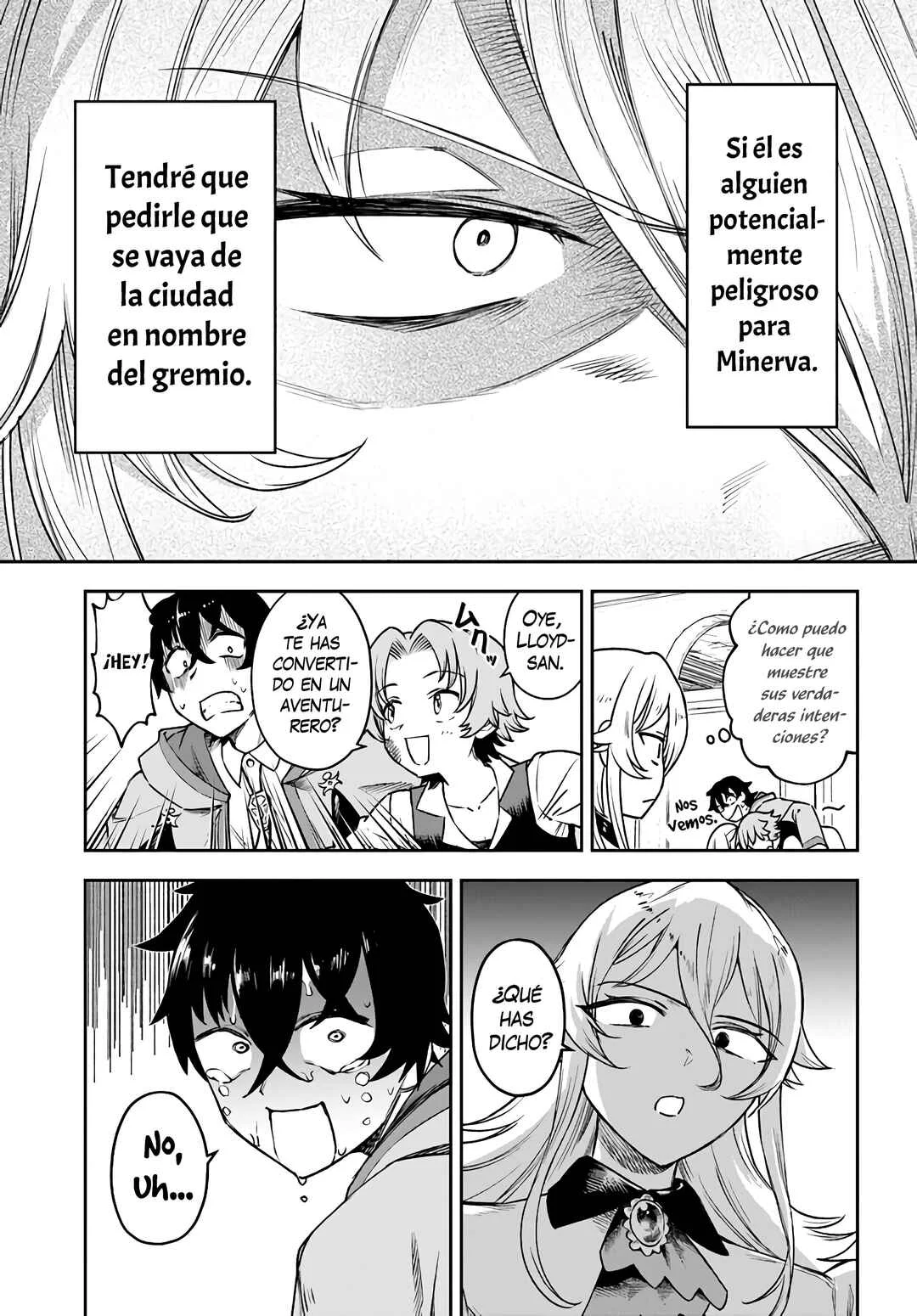 Ore Igai Dare mo Saishu Dekinai Sozai na no ni "Sozai Saishuritsu ga Hikui" to Pawahara suru Osananajimi Renkinjutsushi to Zetsuen shita Senzoku Madoushi, Henkyou no Machi de Slow Life wo Okuritai. Capítulo 4: Las Pruebas de La Maestra del Gremio - Page 9
