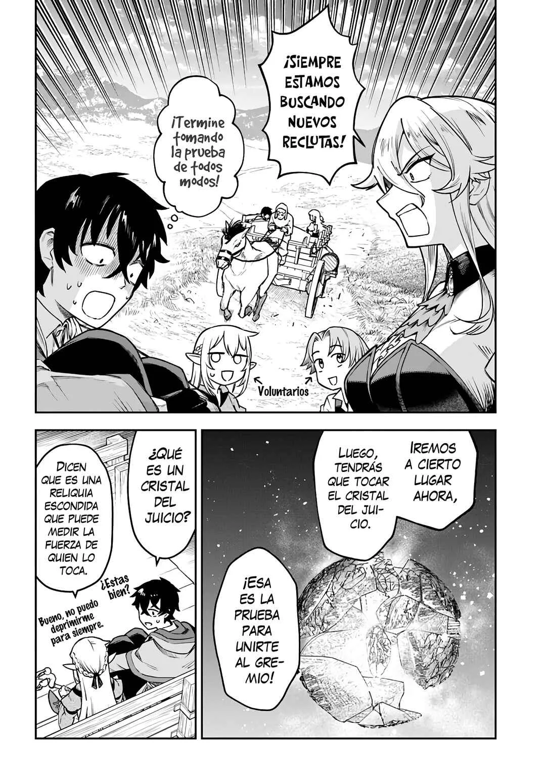 Ore Igai Dare mo Saishu Dekinai Sozai na no ni "Sozai Saishuritsu ga Hikui" to Pawahara suru Osananajimi Renkinjutsushi to Zetsuen shita Senzoku Madoushi, Henkyou no Machi de Slow Life wo Okuritai. Capítulo 4: Las Pruebas de La Maestra del Gremio - Page 10