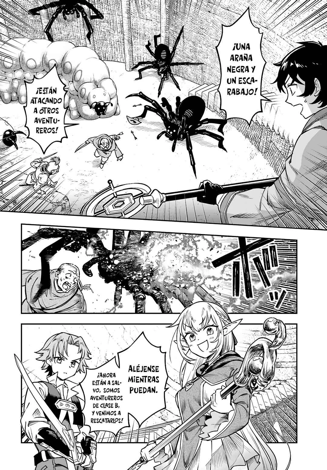 Ore Igai Dare mo Saishu Dekinai Sozai na no ni "Sozai Saishuritsu ga Hikui" to Pawahara suru Osananajimi Renkinjutsushi to Zetsuen shita Senzoku Madoushi, Henkyou no Machi de Slow Life wo Okuritai. Capítulo 4: Las Pruebas de La Maestra del Gremio - Page 14