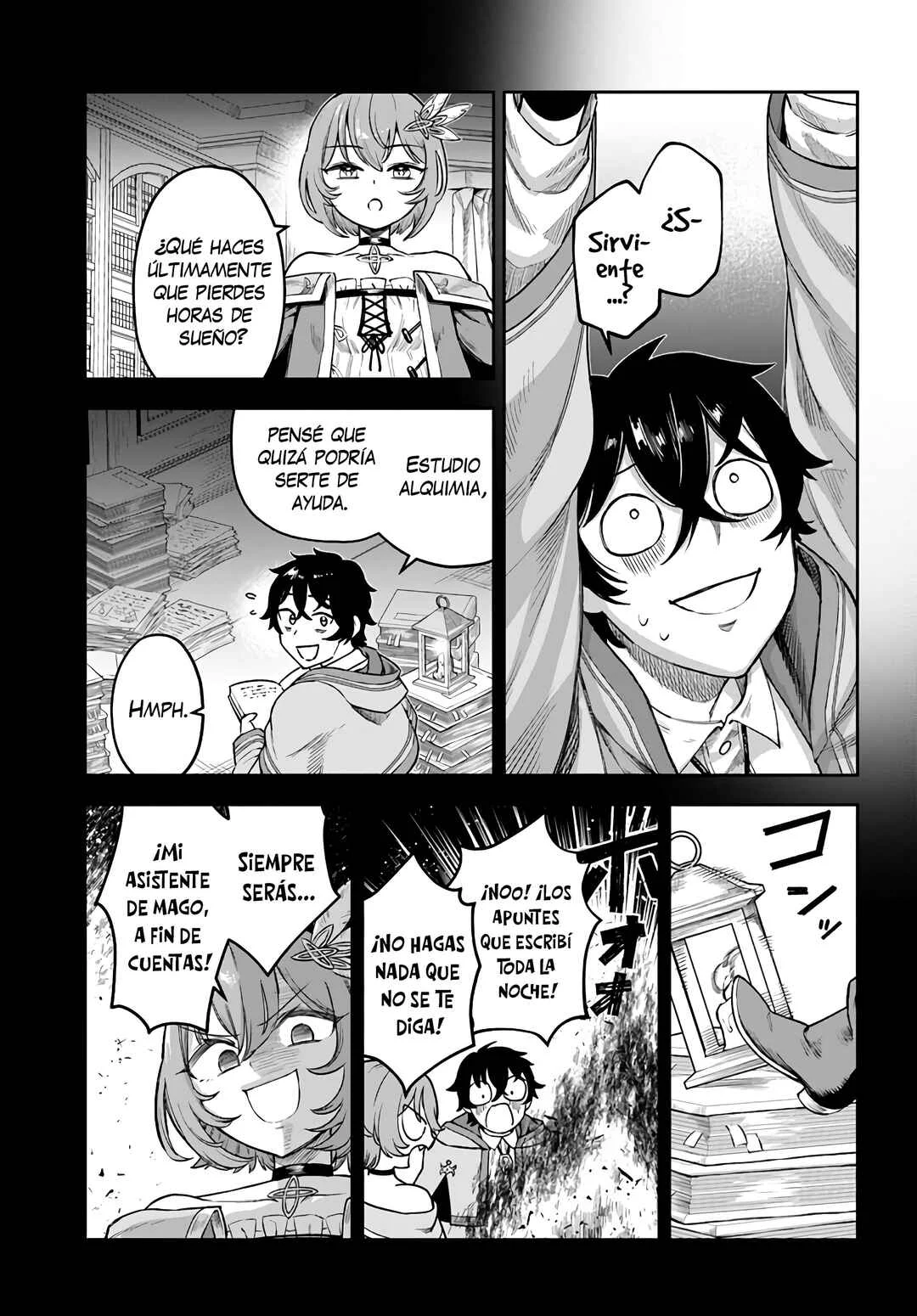 Ore Igai Dare mo Saishu Dekinai Sozai na no ni "Sozai Saishuritsu ga Hikui" to Pawahara suru Osananajimi Renkinjutsushi to Zetsuen shita Senzoku Madoushi, Henkyou no Machi de Slow Life wo Okuritai. Capítulo 5: Las Pruebas de La Maestra del Gremio - Parte II - Page 17