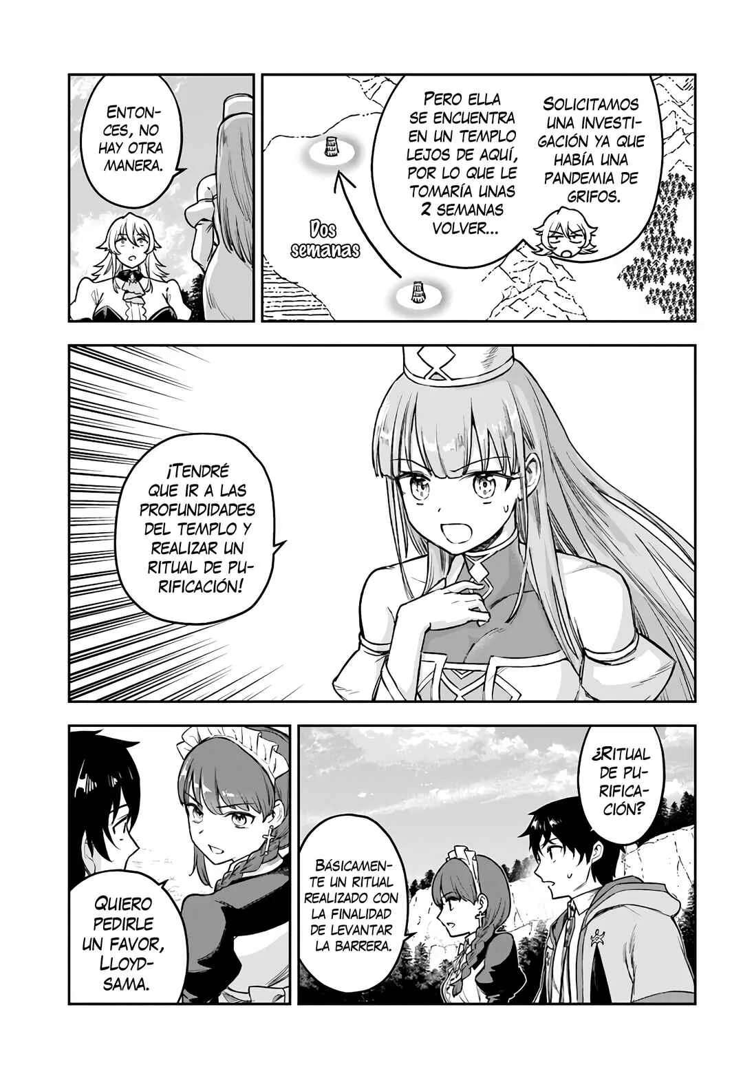 Ore Igai Dare mo Saishu Dekinai Sozai na no ni "Sozai Saishuritsu ga Hikui" to Pawahara suru Osananajimi Renkinjutsushi to Zetsuen shita Senzoku Madoushi, Henkyou no Machi de Slow Life wo Okuritai. Capítulo 8: Templo De Los Vientos: Profundidades - Page 5