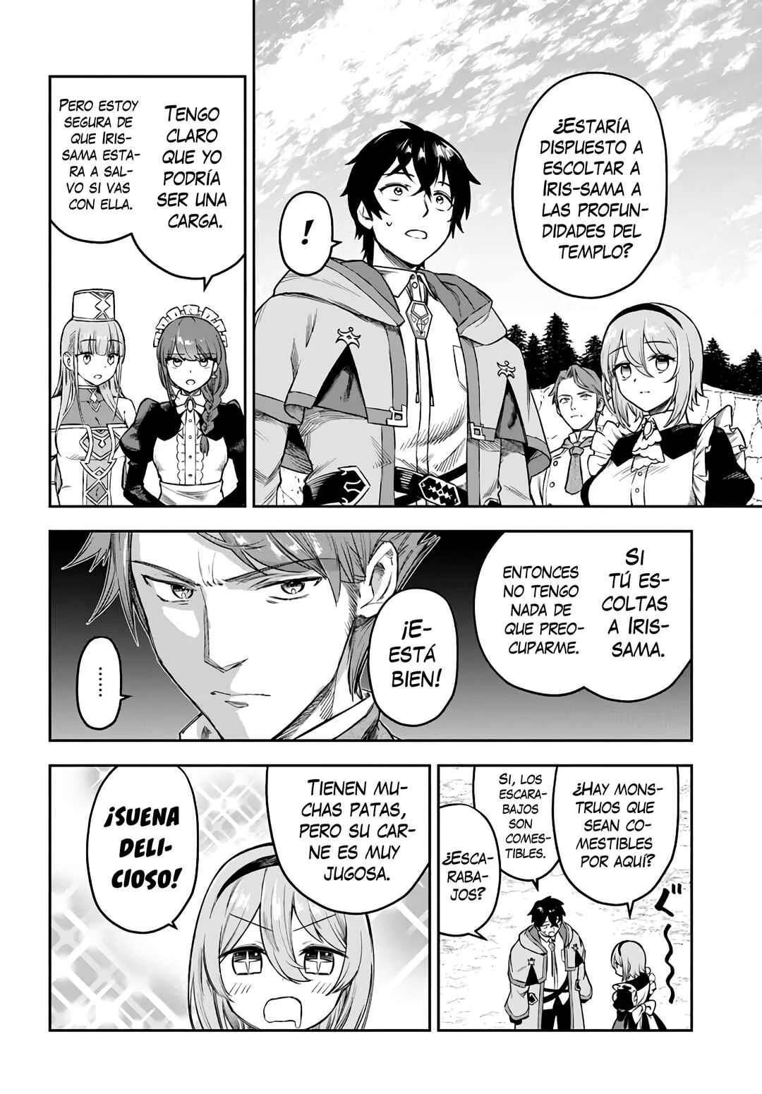 Ore Igai Dare mo Saishu Dekinai Sozai na no ni "Sozai Saishuritsu ga Hikui" to Pawahara suru Osananajimi Renkinjutsushi to Zetsuen shita Senzoku Madoushi, Henkyou no Machi de Slow Life wo Okuritai. Capítulo 8: Templo De Los Vientos: Profundidades - Page 6