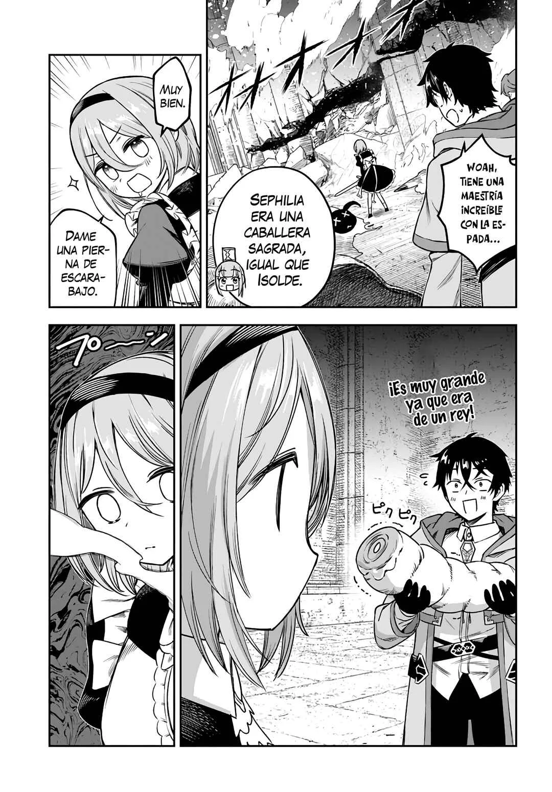 Ore Igai Dare mo Saishu Dekinai Sozai na no ni "Sozai Saishuritsu ga Hikui" to Pawahara suru Osananajimi Renkinjutsushi to Zetsuen shita Senzoku Madoushi, Henkyou no Machi de Slow Life wo Okuritai. Capítulo 8: Templo De Los Vientos: Profundidades - Page 11