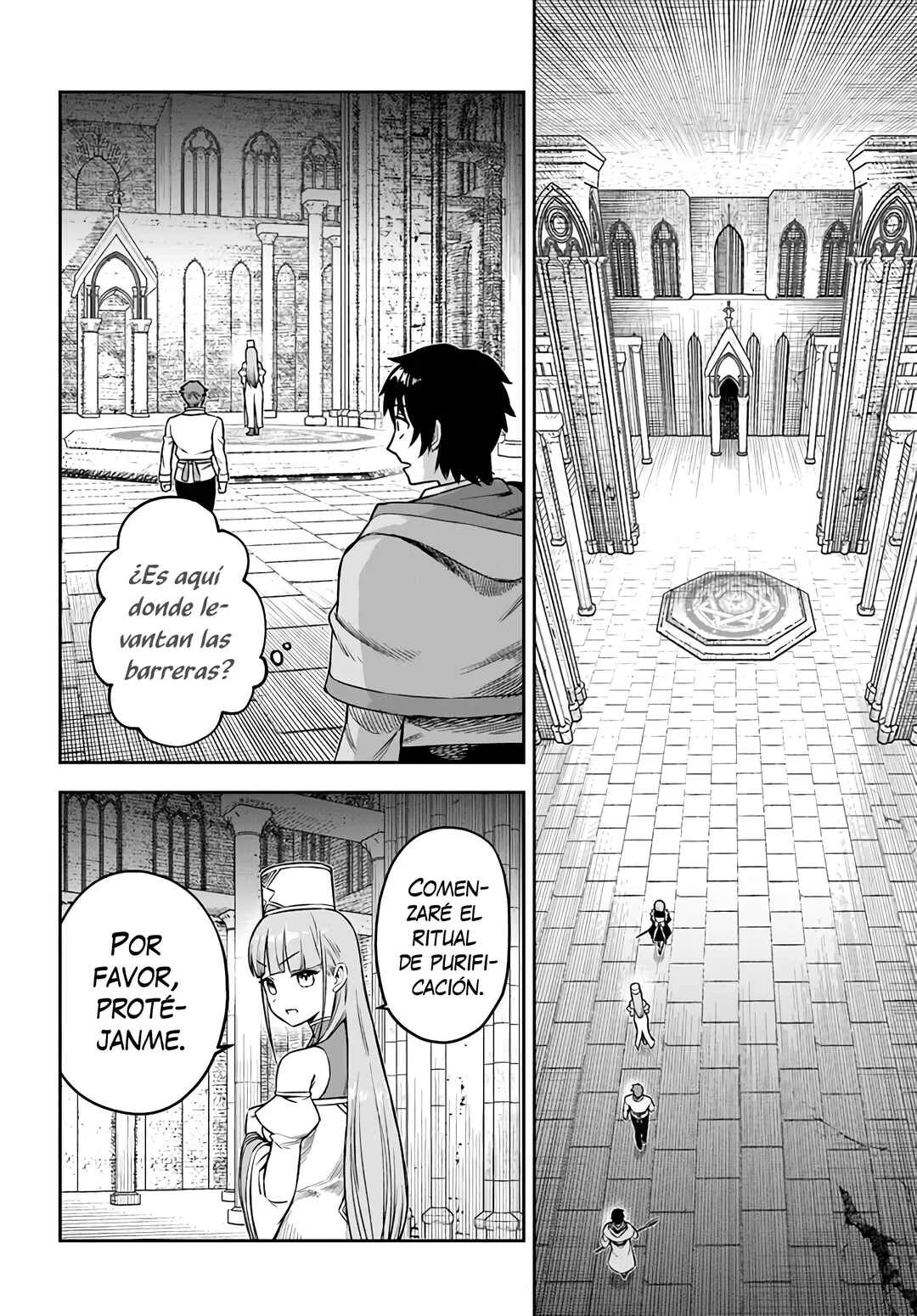 Ore Igai Dare mo Saishu Dekinai Sozai na no ni "Sozai Saishuritsu ga Hikui" to Pawahara suru Osananajimi Renkinjutsushi to Zetsuen shita Senzoku Madoushi, Henkyou no Machi de Slow Life wo Okuritai. Capítulo 8: Templo De Los Vientos: Profundidades - Page 18