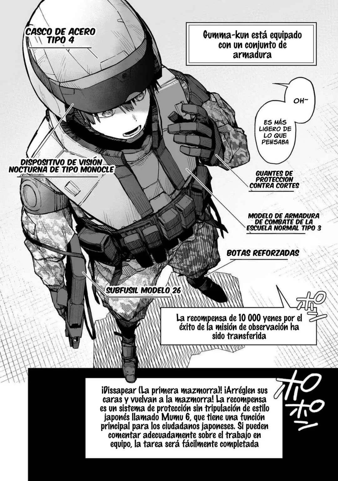 Ore to Kimitachi no Dungeon Sensou Capítulo 1 - Page 37