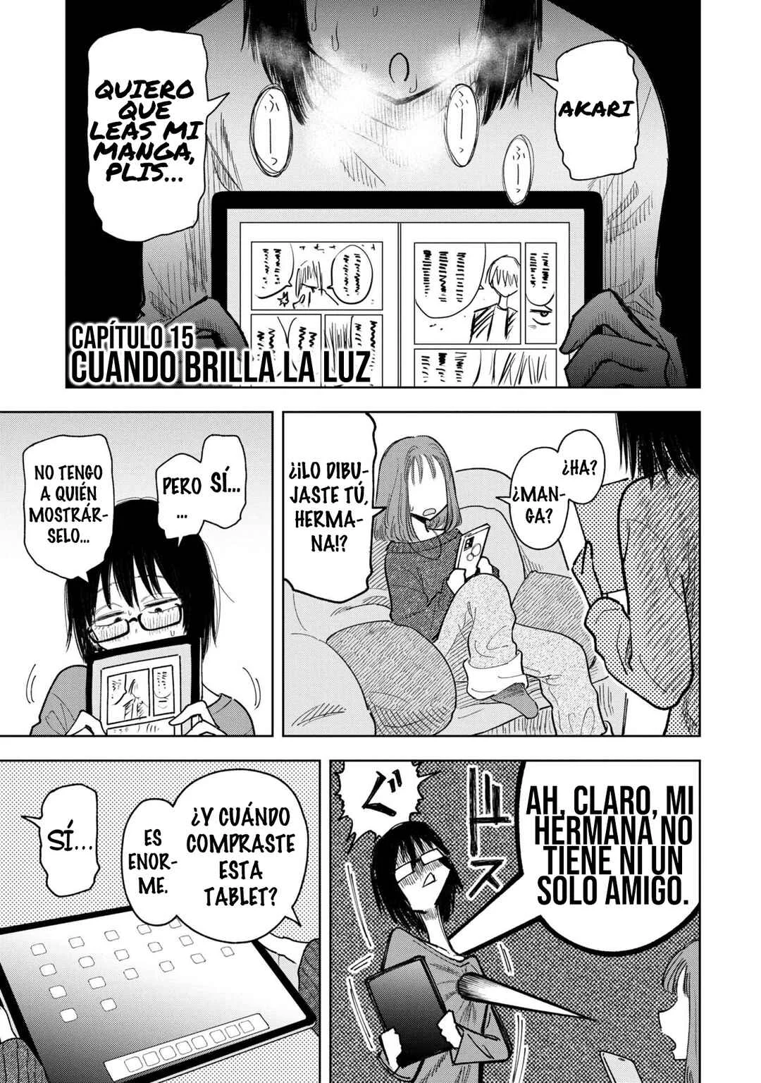 Oshi Korosu Capítulo 15: Cuando brilla la luz - Page 1