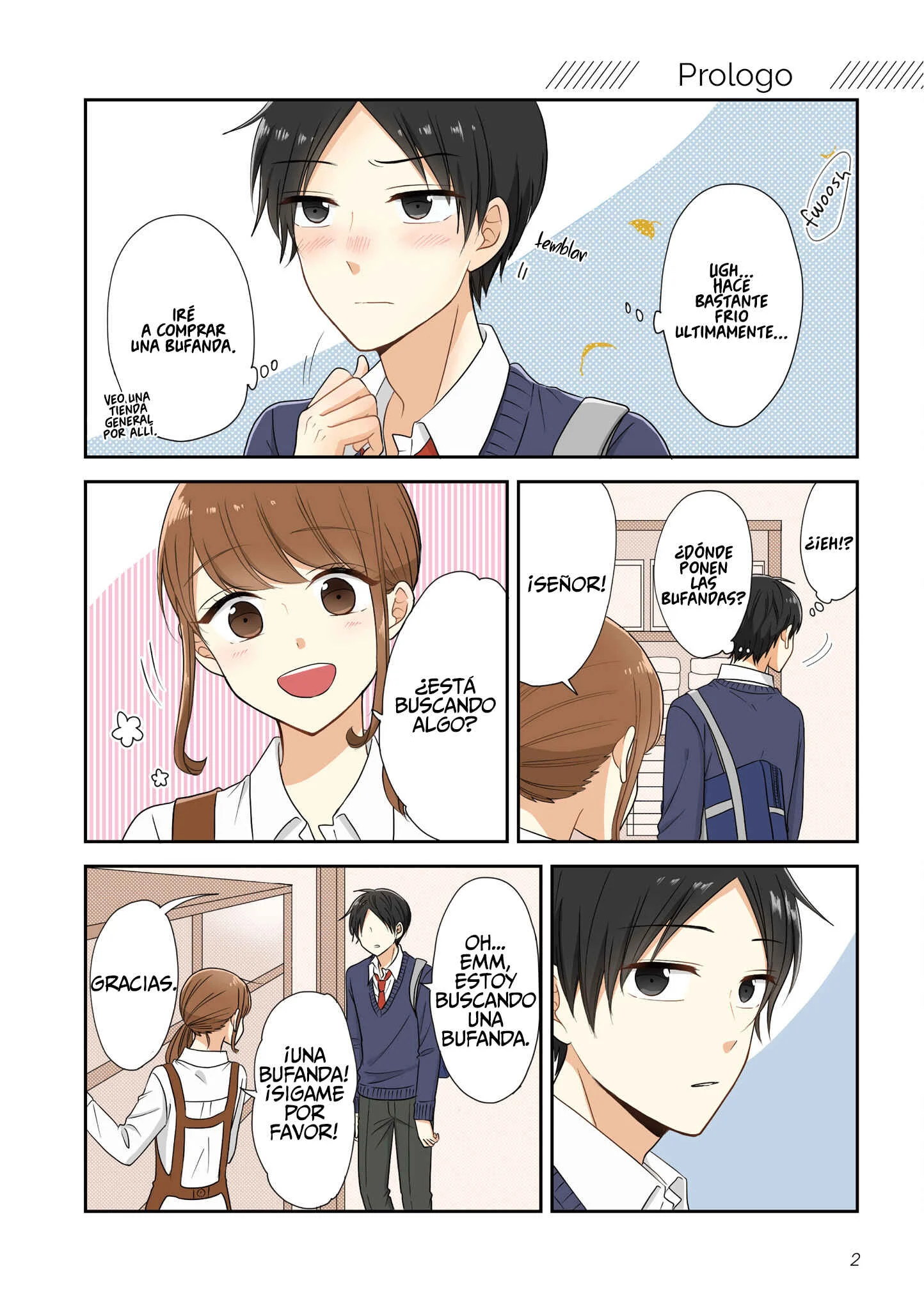 Otaku Onna to Danshi Kosei Capítulo 0: Prologo - Page 2
