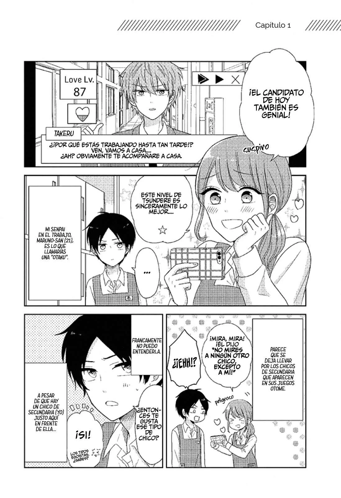 Otaku Onna to Danshi Kosei Capítulo 1 - Page 2
