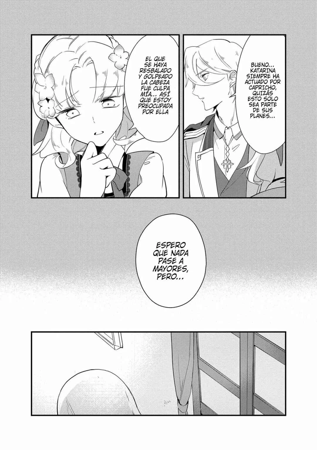 Otome Game no Hametsu Flag shika nai Akuyaku Reijou ni Tensei shite shimatta... Zettai Zetsumei! Hametsu Sunzen Hen Capítulo 1: Katarina, de 15 años recuerda sus memorias de su vida anterior - Page 14