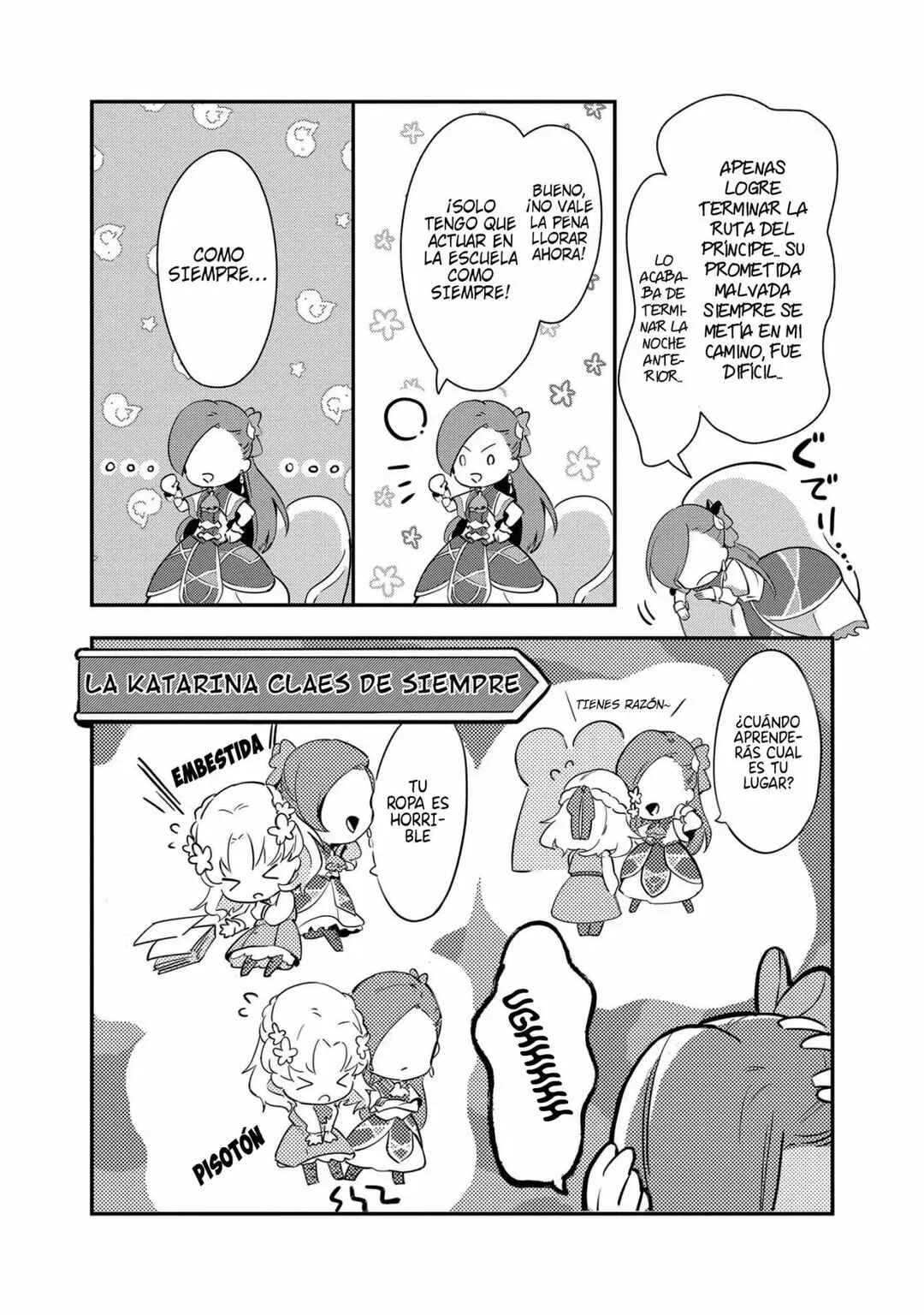 Otome Game no Hametsu Flag shika nai Akuyaku Reijou ni Tensei shite shimatta... Zettai Zetsumei! Hametsu Sunzen Hen Capítulo 1: Katarina, de 15 años recuerda sus memorias de su vida anterior - Page 16