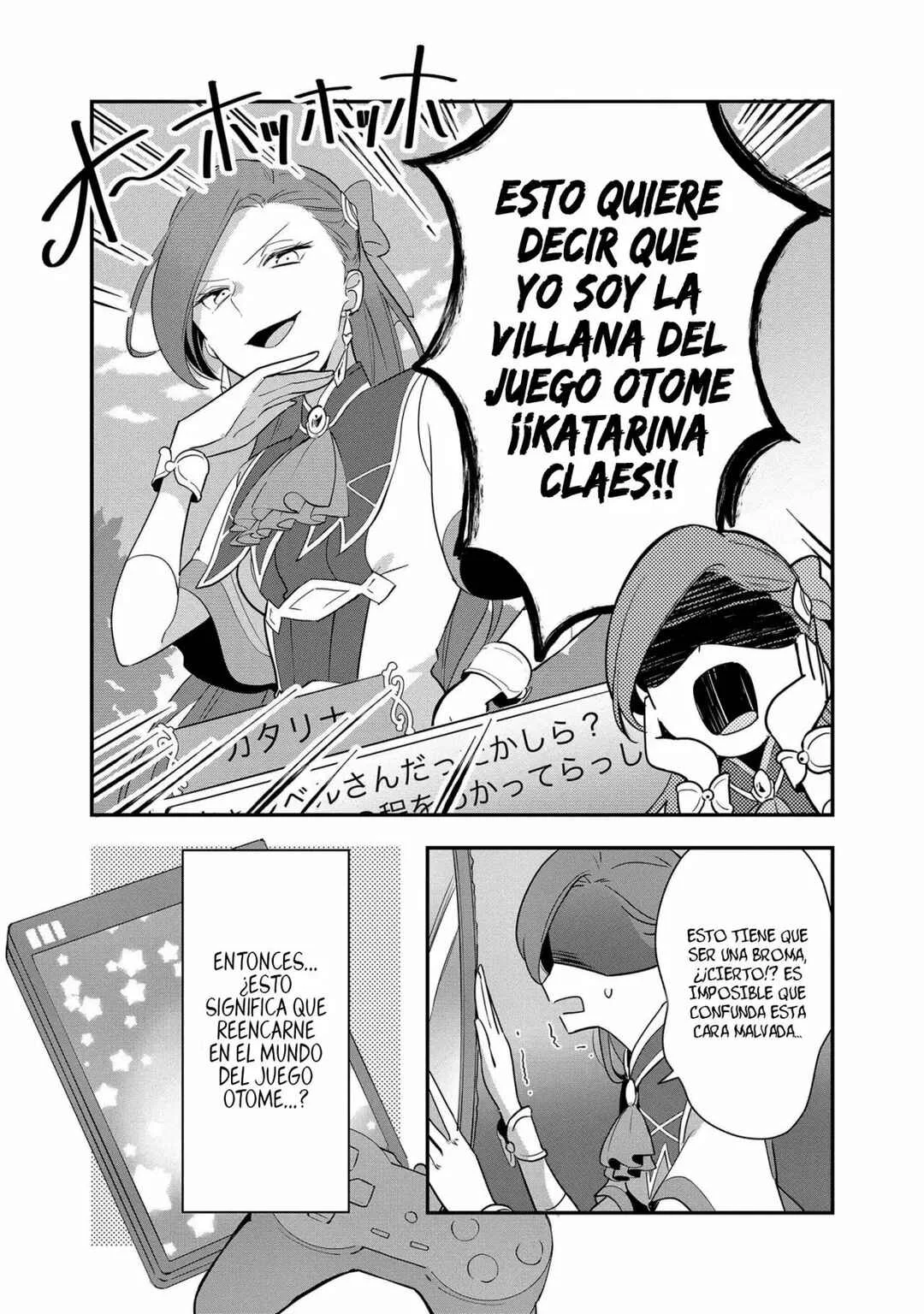 Otome Game no Hametsu Flag shika nai Akuyaku Reijou ni Tensei shite shimatta... Zettai Zetsumei! Hametsu Sunzen Hen Capítulo 1: Katarina, de 15 años recuerda sus memorias de su vida anterior - Page 19