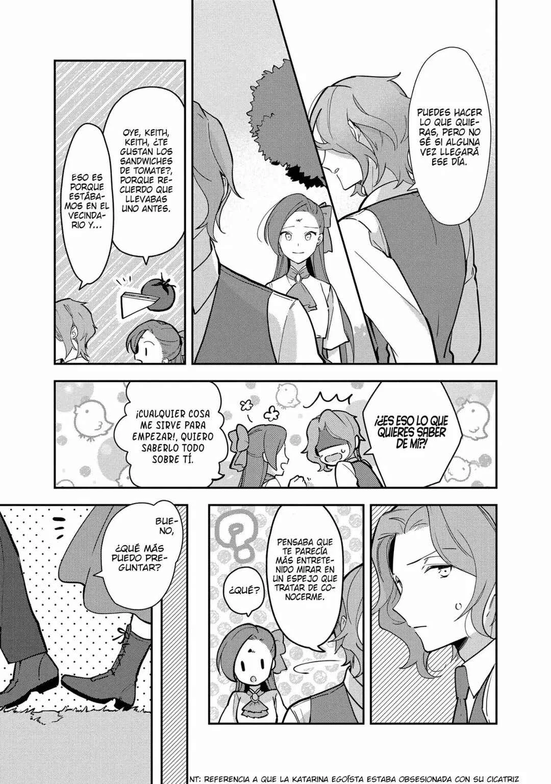 Otome Game no Hametsu Flag shika nai Akuyaku Reijou ni Tensei shite shimatta... Zettai Zetsumei! Hametsu Sunzen Hen Capítulo 10: Picnic en Familia - Page 17