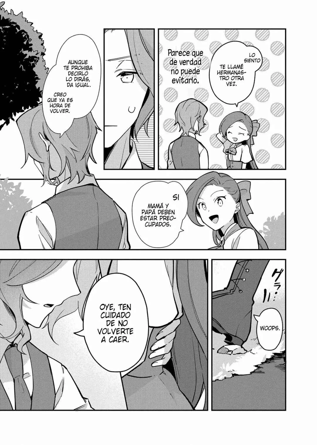 Otome Game no Hametsu Flag shika nai Akuyaku Reijou ni Tensei shite shimatta... Zettai Zetsumei! Hametsu Sunzen Hen Capítulo 10: Picnic en Familia - Page 23