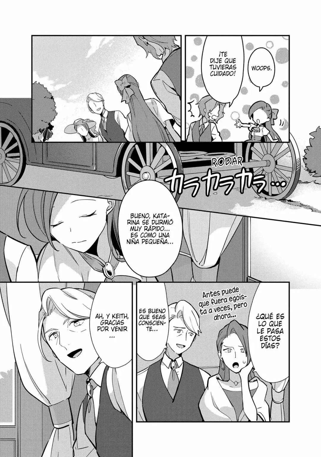 Otome Game no Hametsu Flag shika nai Akuyaku Reijou ni Tensei shite shimatta... Zettai Zetsumei! Hametsu Sunzen Hen Capítulo 10: Picnic en Familia - Page 25