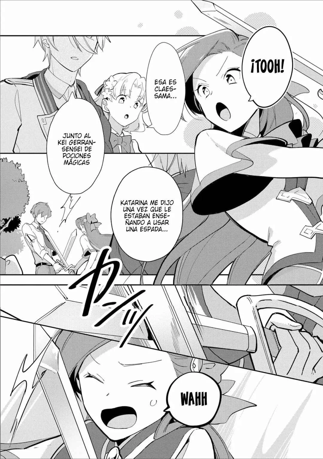 Otome Game no Hametsu Flag shika nai Akuyaku Reijou ni Tensei shite shimatta... Zettai Zetsumei! Hametsu Sunzen Hen Capítulo 11: Competencia - Page 2
