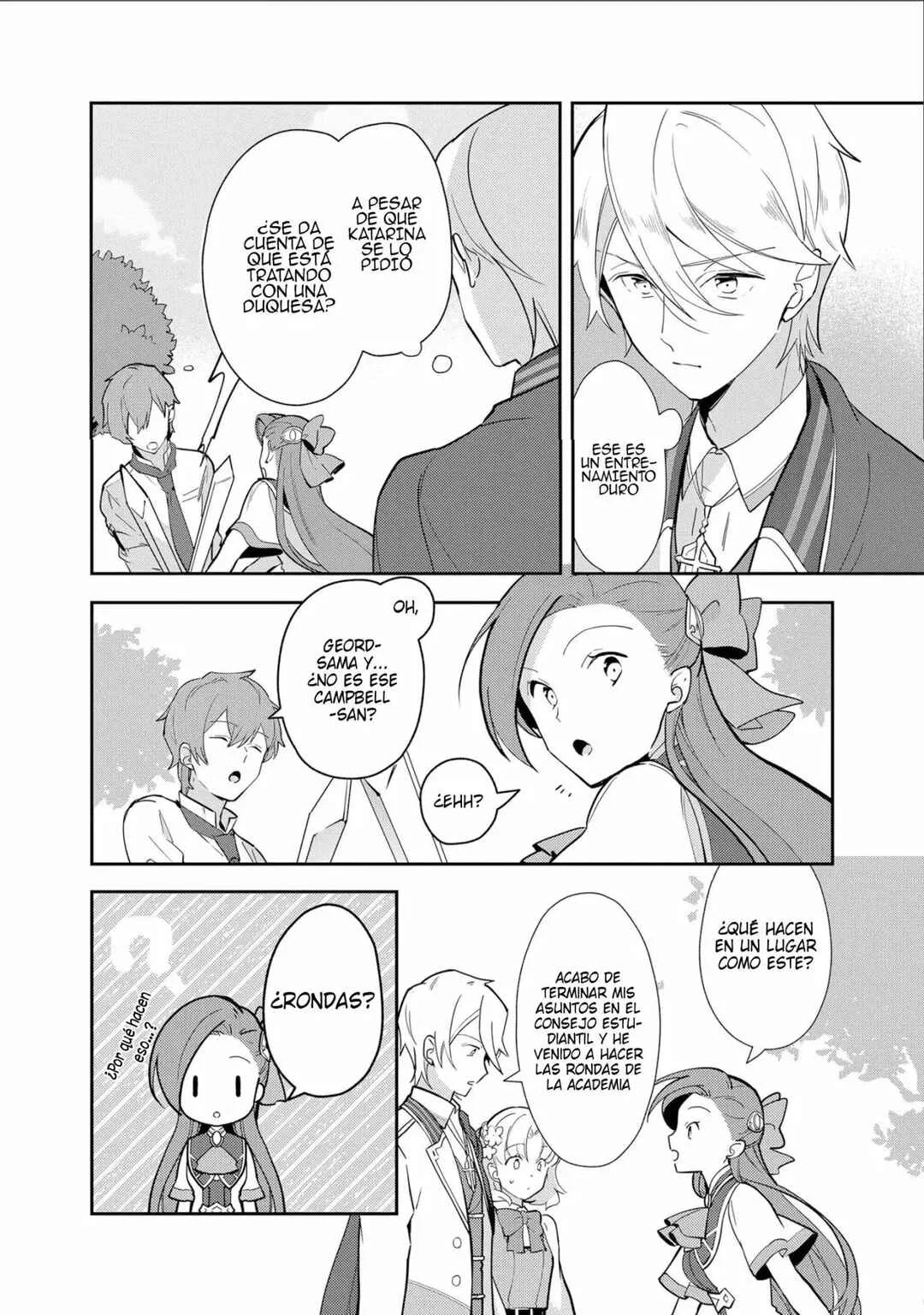 Otome Game no Hametsu Flag shika nai Akuyaku Reijou ni Tensei shite shimatta... Zettai Zetsumei! Hametsu Sunzen Hen Capítulo 11: Competencia - Page 4