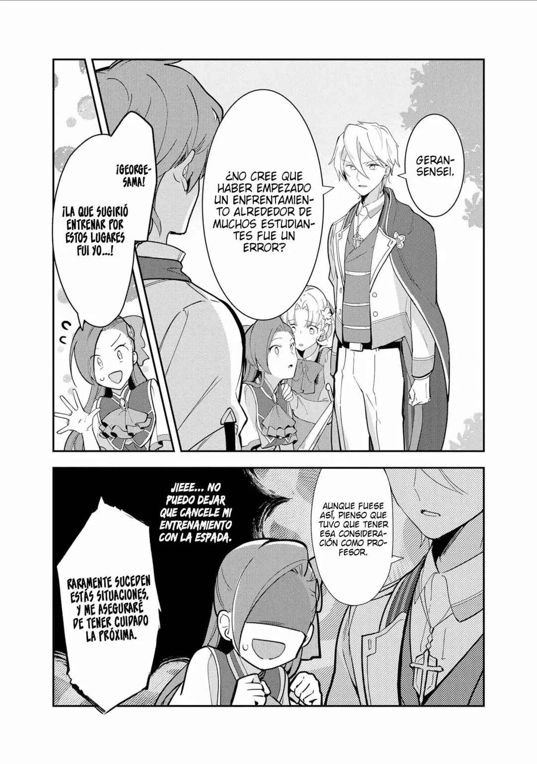Otome Game no Hametsu Flag shika nai Akuyaku Reijou ni Tensei shite shimatta... Zettai Zetsumei! Hametsu Sunzen Hen Capítulo 11: Competencia - Page 17