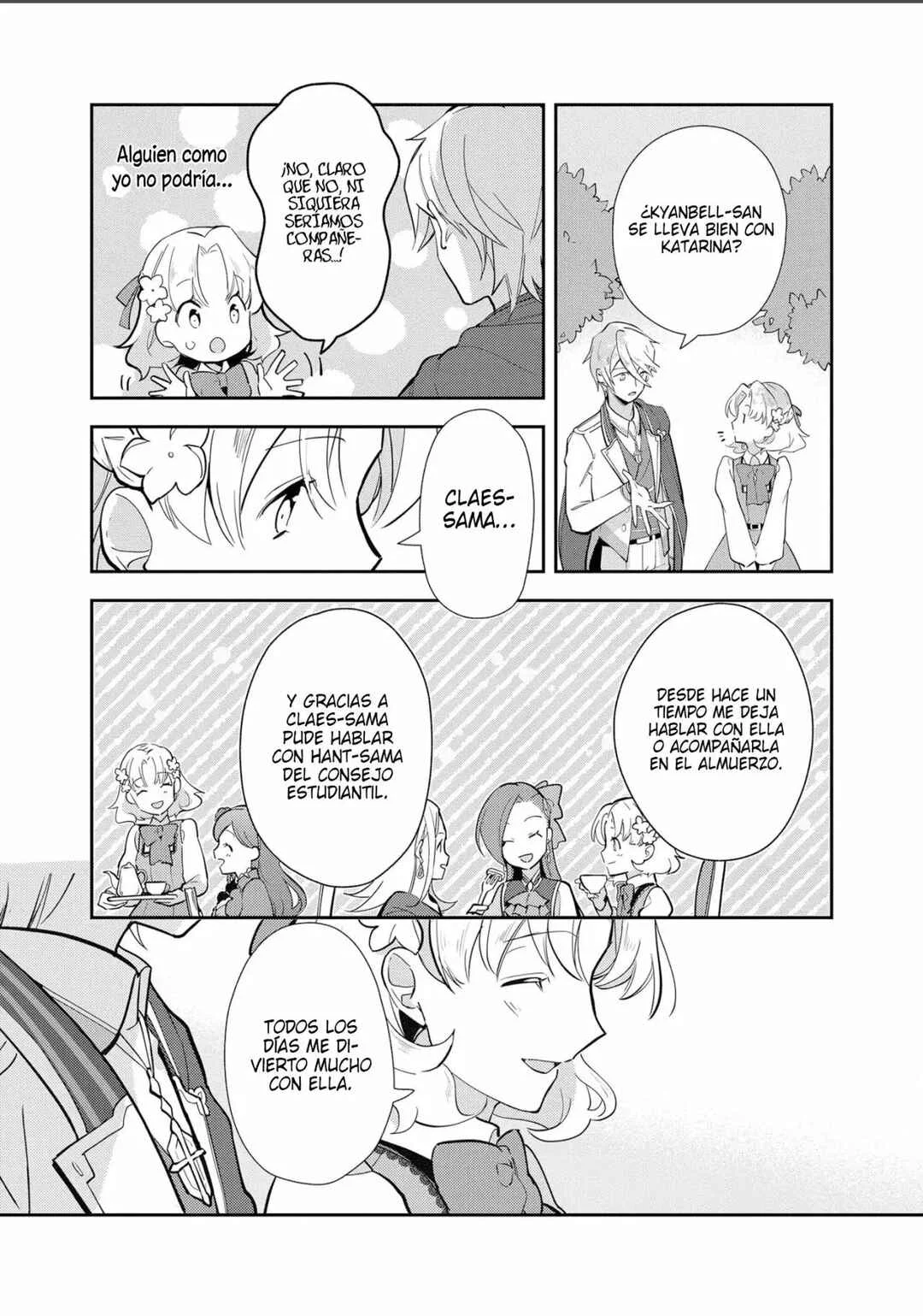 Otome Game no Hametsu Flag shika nai Akuyaku Reijou ni Tensei shite shimatta... Zettai Zetsumei! Hametsu Sunzen Hen Capítulo 11: Competencia - Page 22