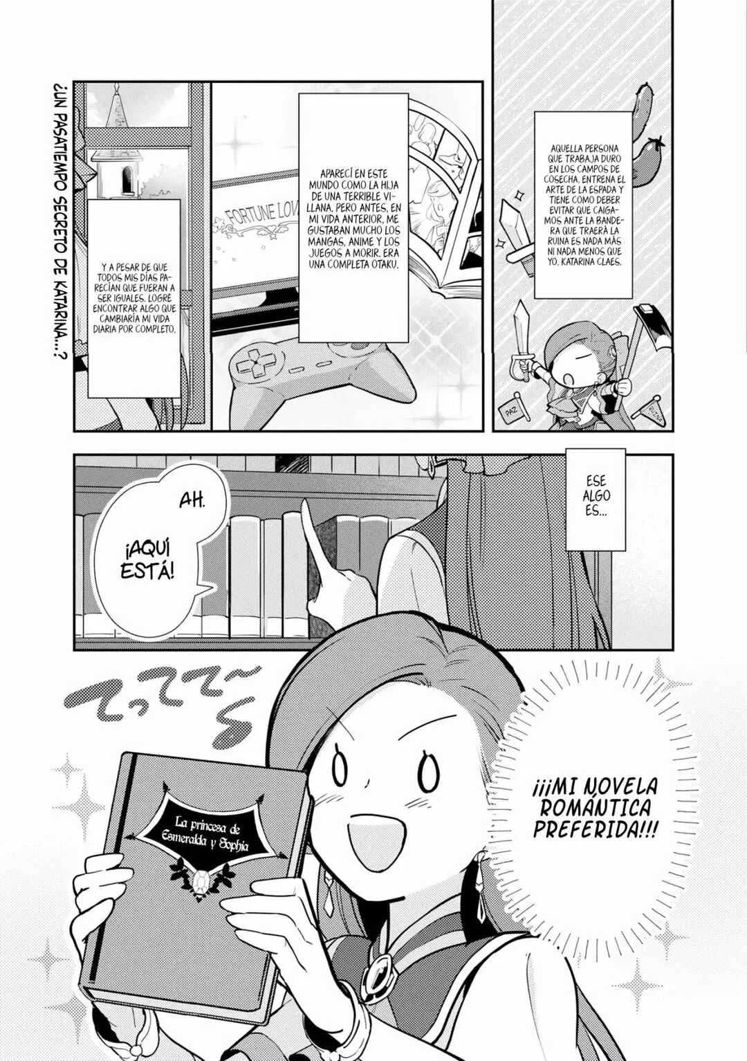 Otome Game no Hametsu Flag shika nai Akuyaku Reijou ni Tensei shite shimatta... Zettai Zetsumei! Hametsu Sunzen Hen Capítulo 12: Sus grandiosas novelas románticas - Page 1