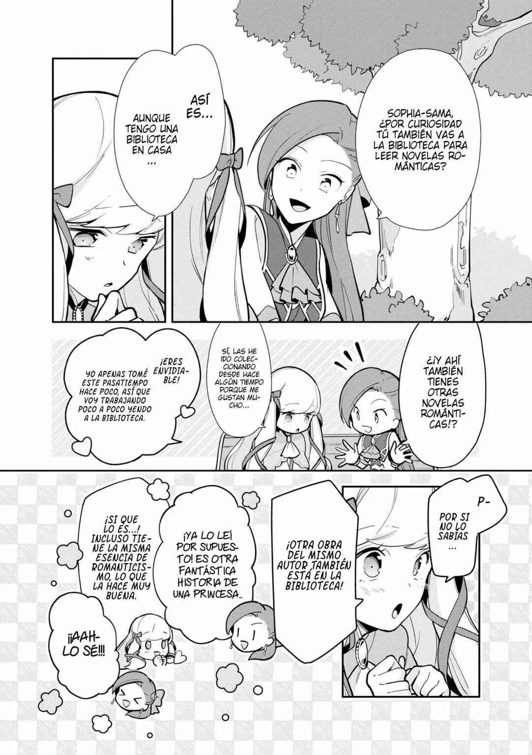 Otome Game no Hametsu Flag shika nai Akuyaku Reijou ni Tensei shite shimatta... Zettai Zetsumei! Hametsu Sunzen Hen Capítulo 12: Sus grandiosas novelas románticas - Page 14