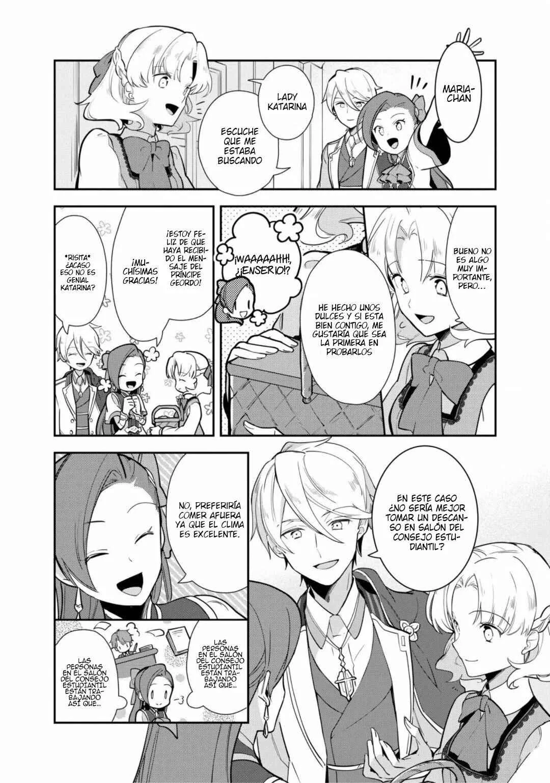Otome Game no Hametsu Flag shika nai Akuyaku Reijou ni Tensei shite shimatta... Zettai Zetsumei! Hametsu Sunzen Hen Capítulo 13.5: Este sentimiento es... - Page 5