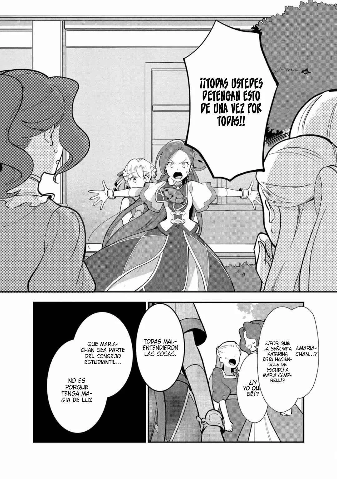 Otome Game no Hametsu Flag shika nai Akuyaku Reijou ni Tensei shite shimatta... Zettai Zetsumei! Hametsu Sunzen Hen Capítulo 13: Si pudiéramos ser amigos - Page 7