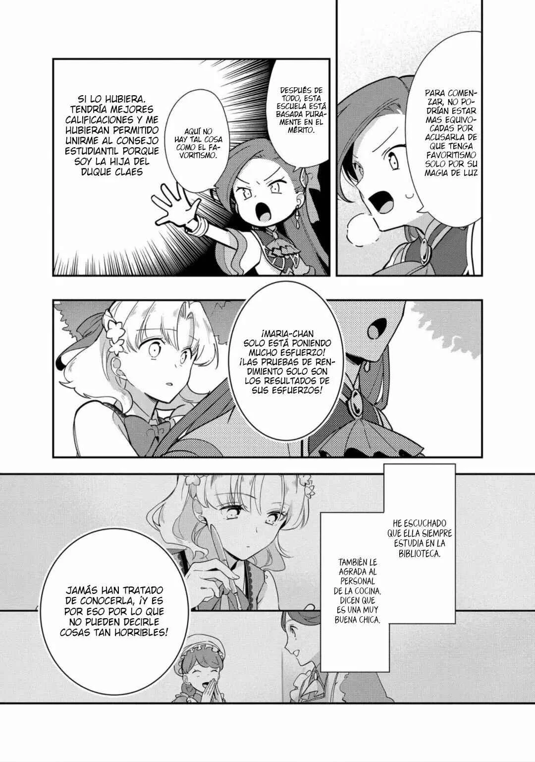 Otome Game no Hametsu Flag shika nai Akuyaku Reijou ni Tensei shite shimatta... Zettai Zetsumei! Hametsu Sunzen Hen Capítulo 13: Si pudiéramos ser amigos - Page 8