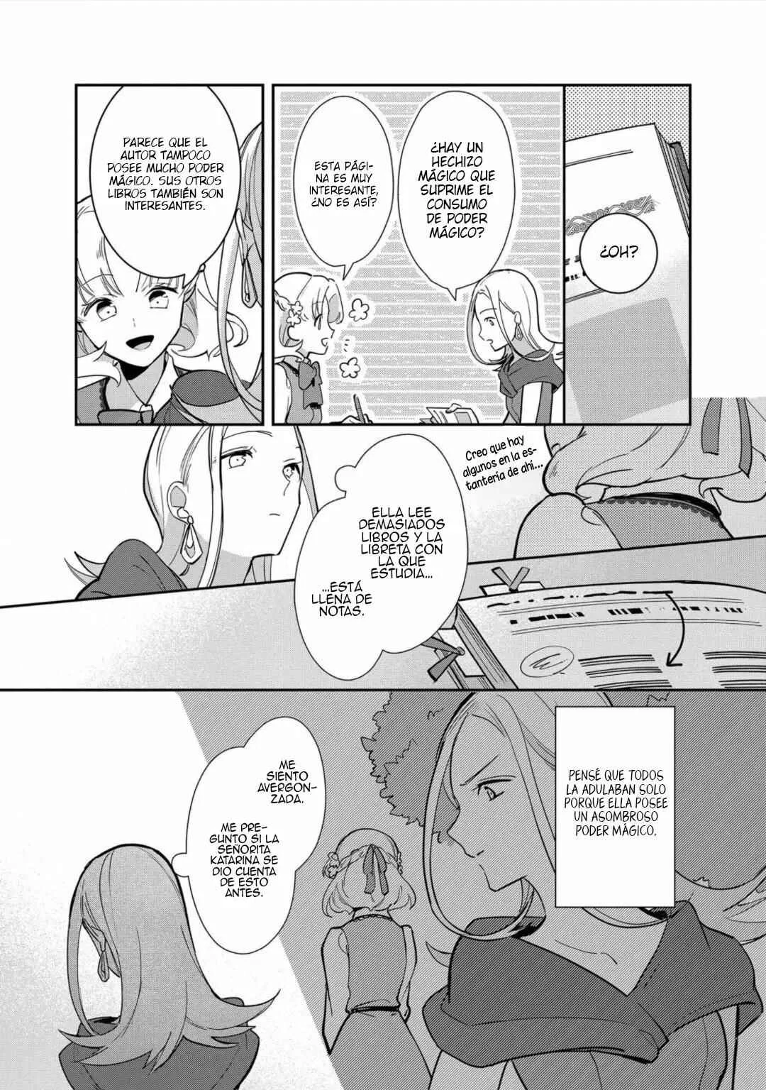 Otome Game no Hametsu Flag shika nai Akuyaku Reijou ni Tensei shite shimatta... Zettai Zetsumei! Hametsu Sunzen Hen Capítulo 13: Si pudiéramos ser amigos - Page 22