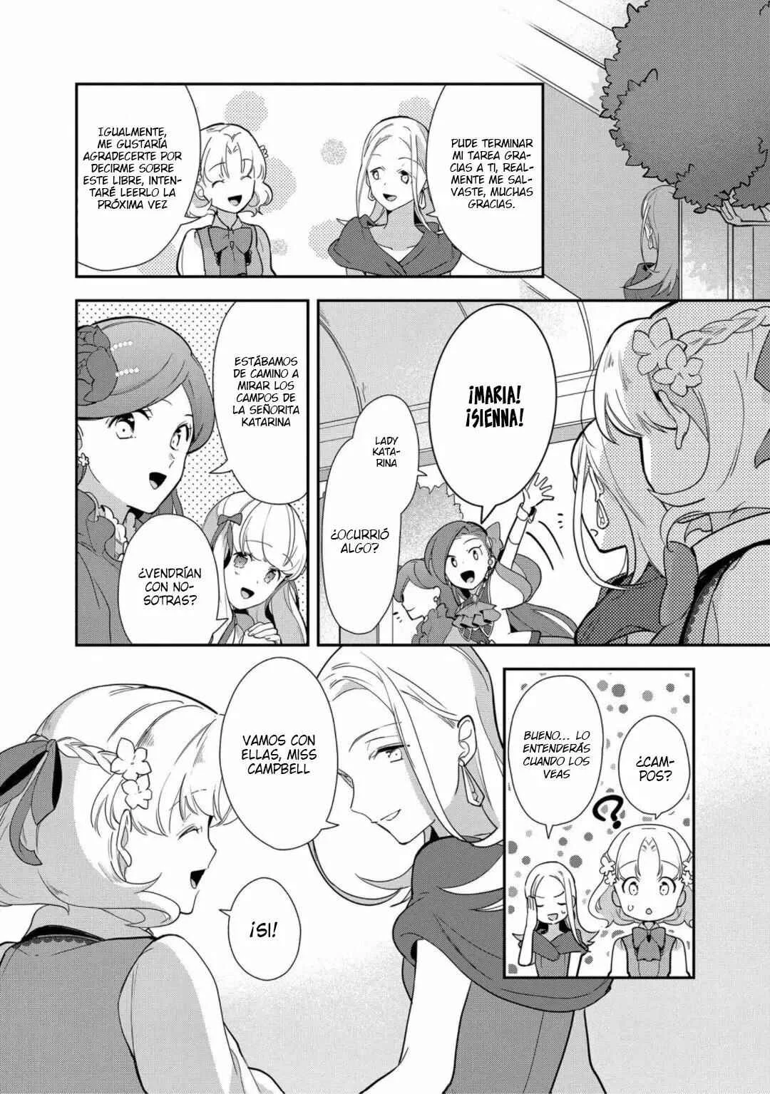 Otome Game no Hametsu Flag shika nai Akuyaku Reijou ni Tensei shite shimatta... Zettai Zetsumei! Hametsu Sunzen Hen Capítulo 13: Si pudiéramos ser amigos - Page 25
