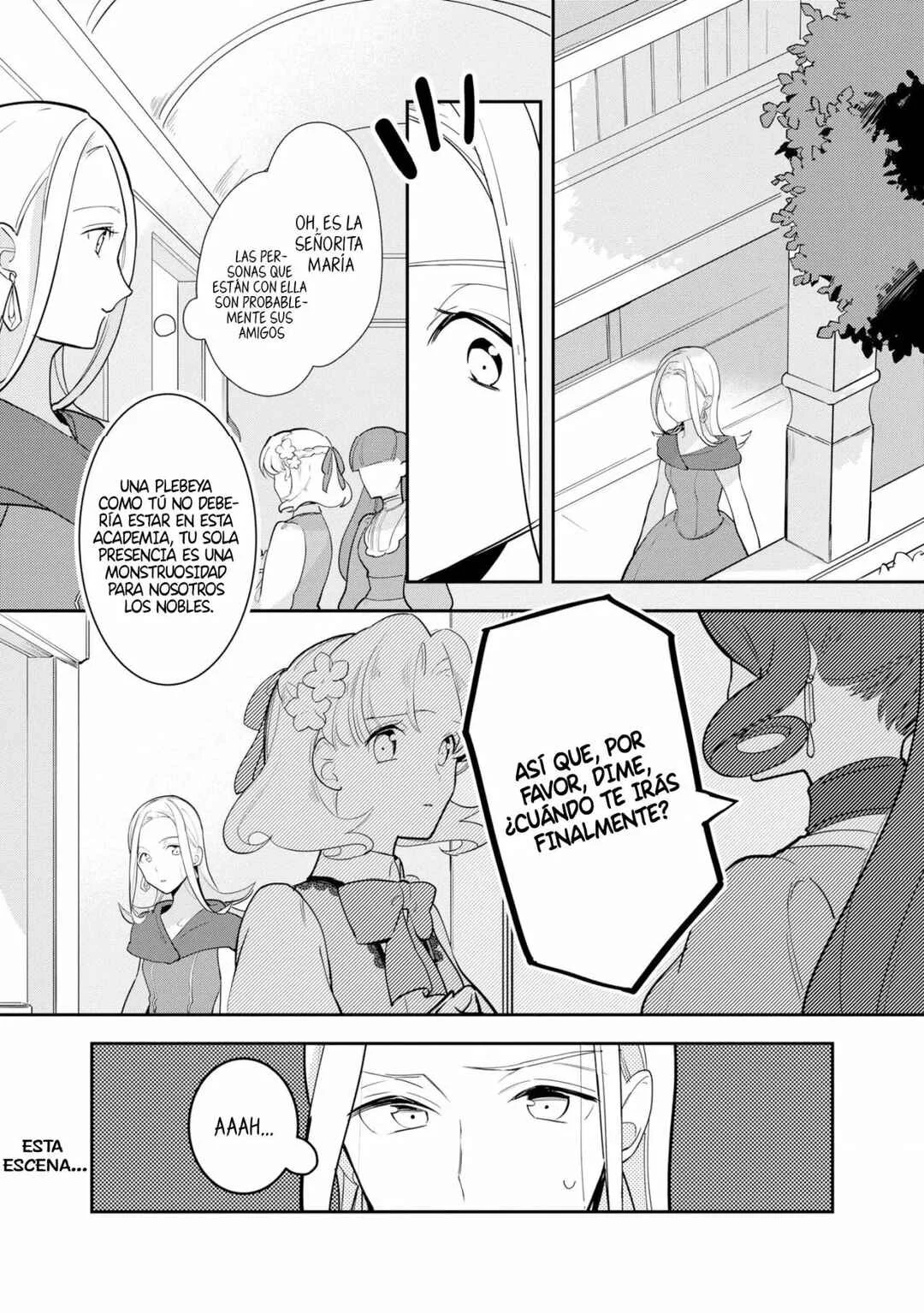 Otome Game no Hametsu Flag shika nai Akuyaku Reijou ni Tensei shite shimatta... Zettai Zetsumei! Hametsu Sunzen Hen Capítulo 14: Otra villana - Page 1