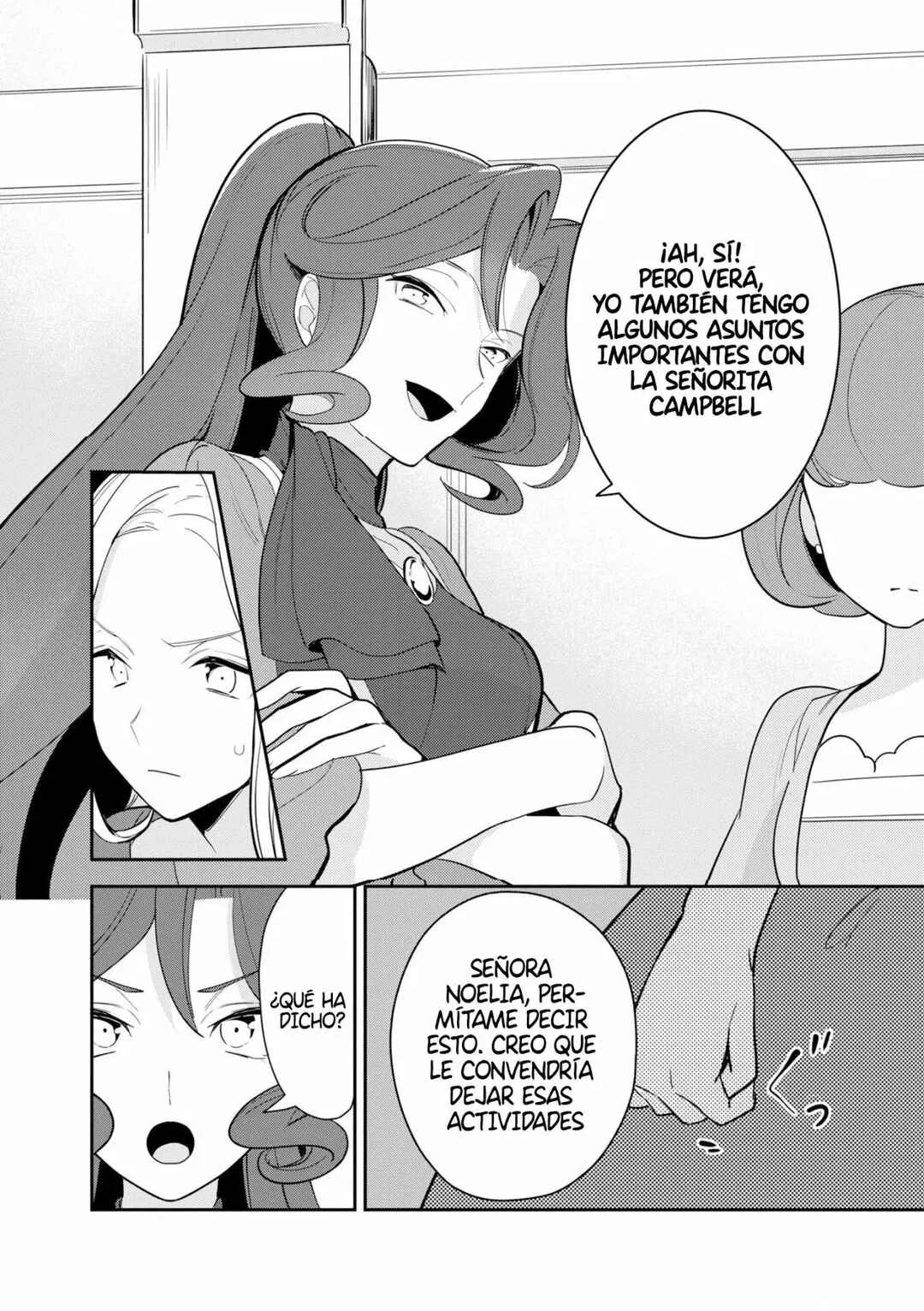 Otome Game no Hametsu Flag shika nai Akuyaku Reijou ni Tensei shite shimatta... Zettai Zetsumei! Hametsu Sunzen Hen Capítulo 14: Otra villana - Page 3