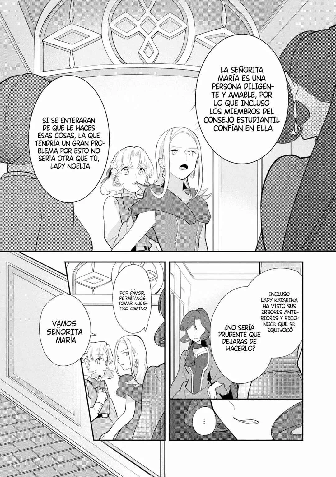 Otome Game no Hametsu Flag shika nai Akuyaku Reijou ni Tensei shite shimatta... Zettai Zetsumei! Hametsu Sunzen Hen Capítulo 14: Otra villana - Page 4